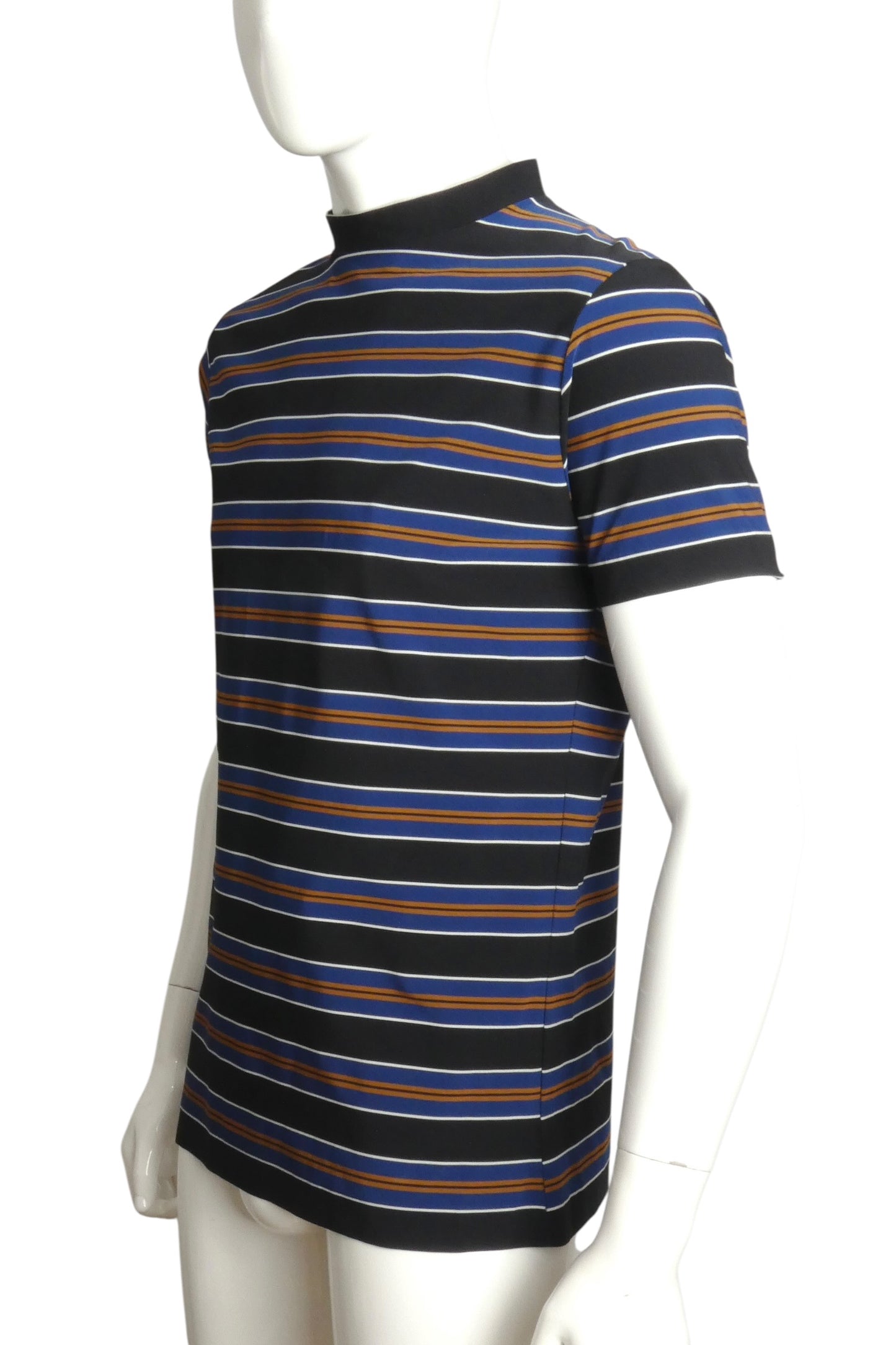 2007 Cotton Striped Knit T-Shirt, Size Large