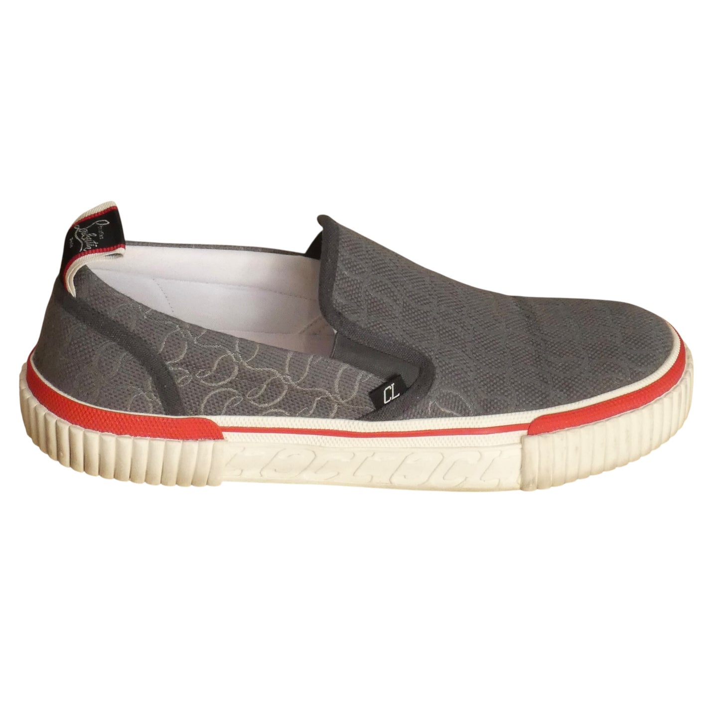 Canvas Slip-On Sneakers, Size 8