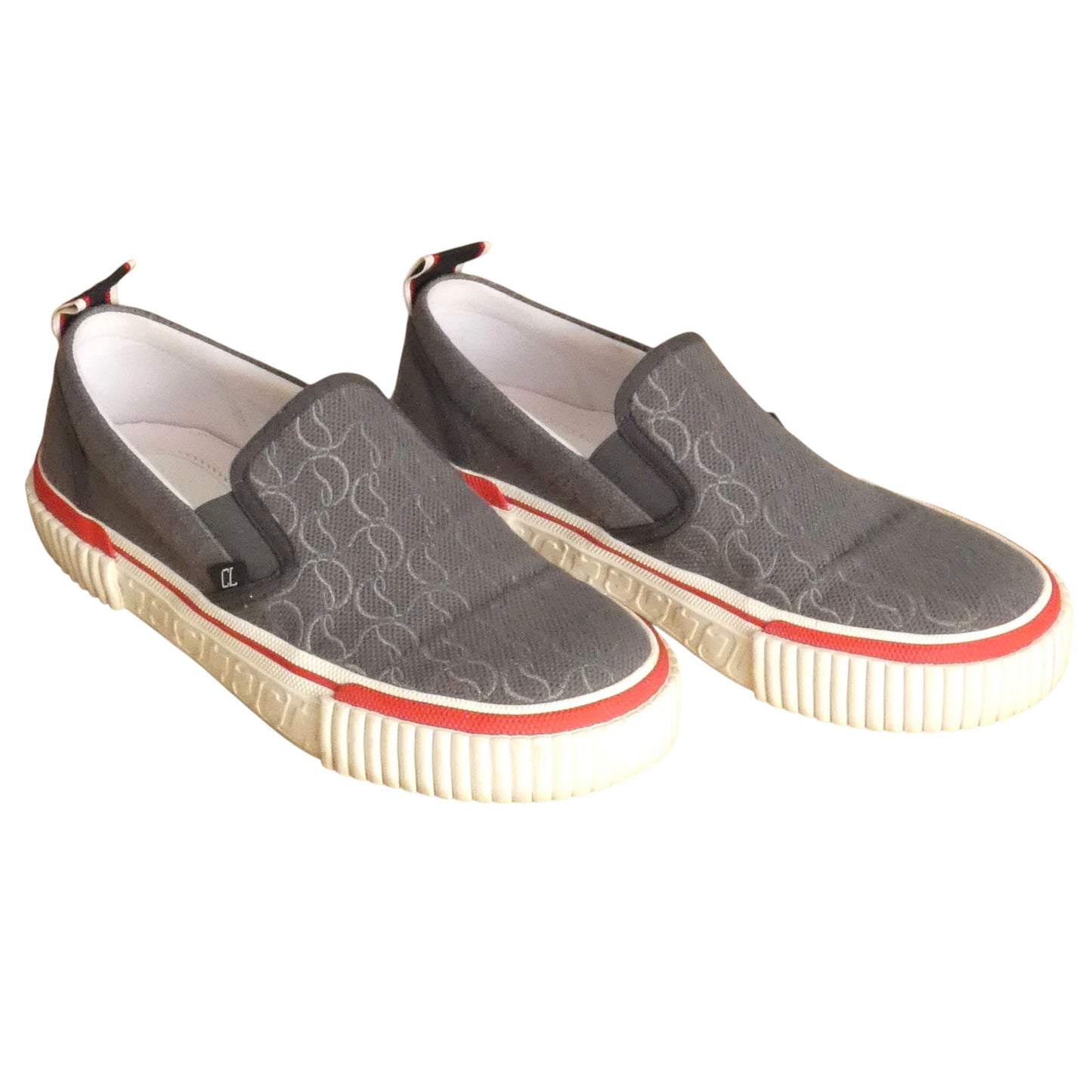 Canvas Slip-On Sneakers, Size 8