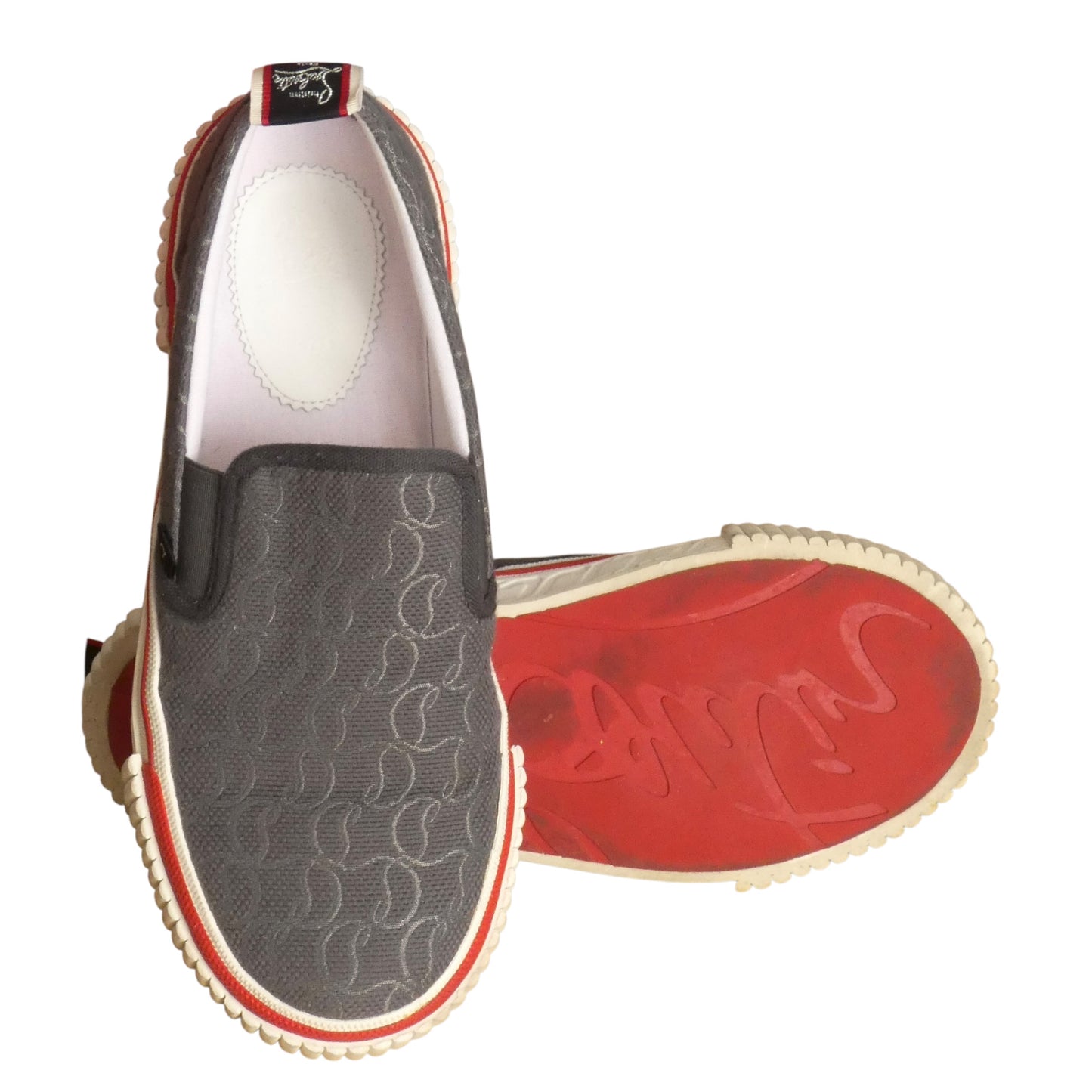 Canvas Slip-On Sneakers, Size 8