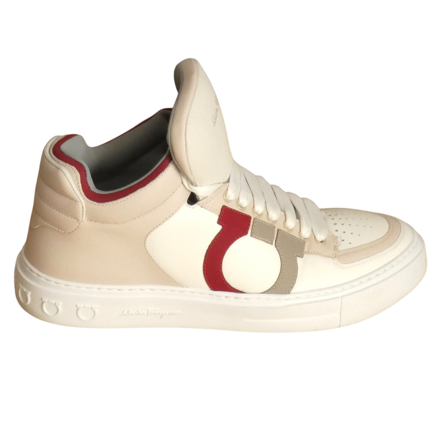 "Marvelous" Leather/Suede High Tops, Size 10.5