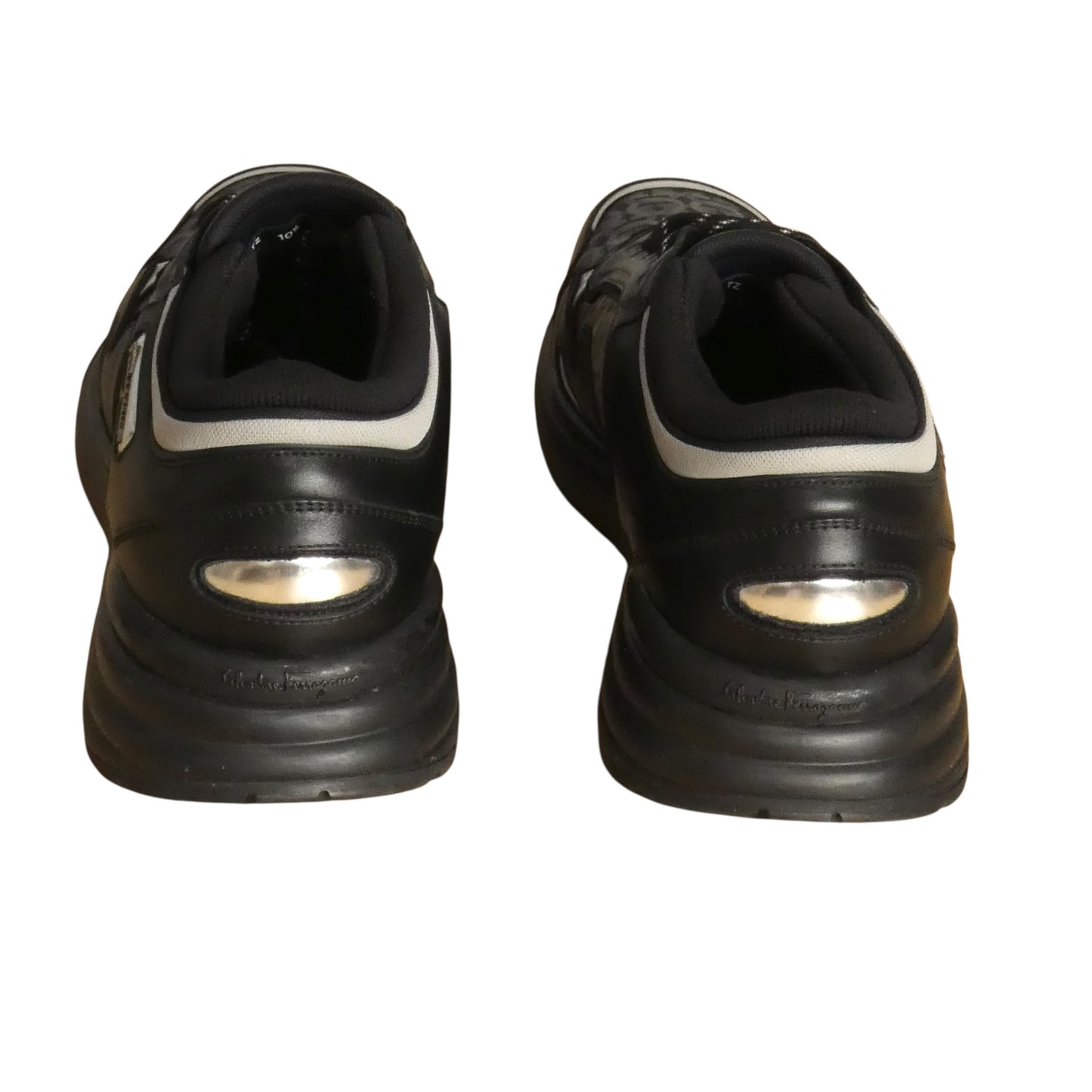 NOW Leather/Monogram Sneaker, Size 10.5