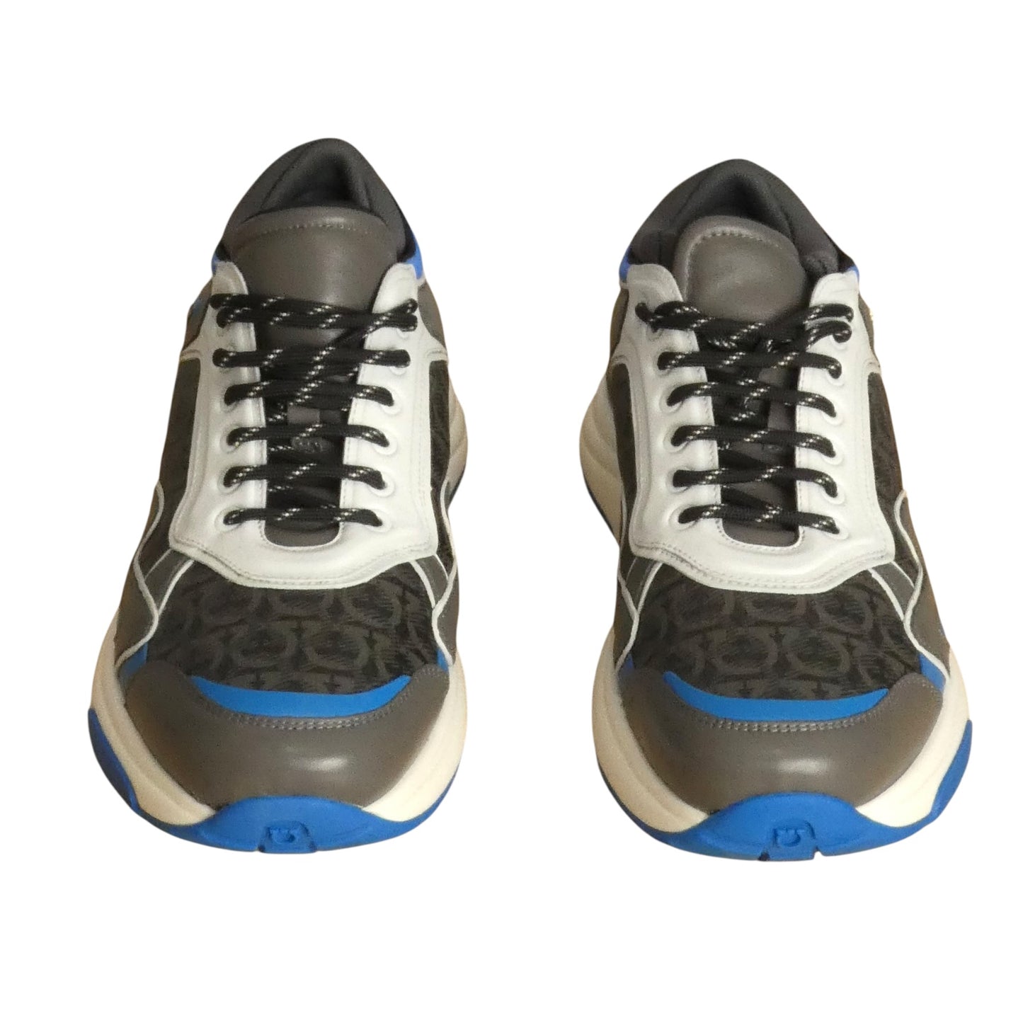 NOW Leather/Monogram Sneaker, Size 10.5