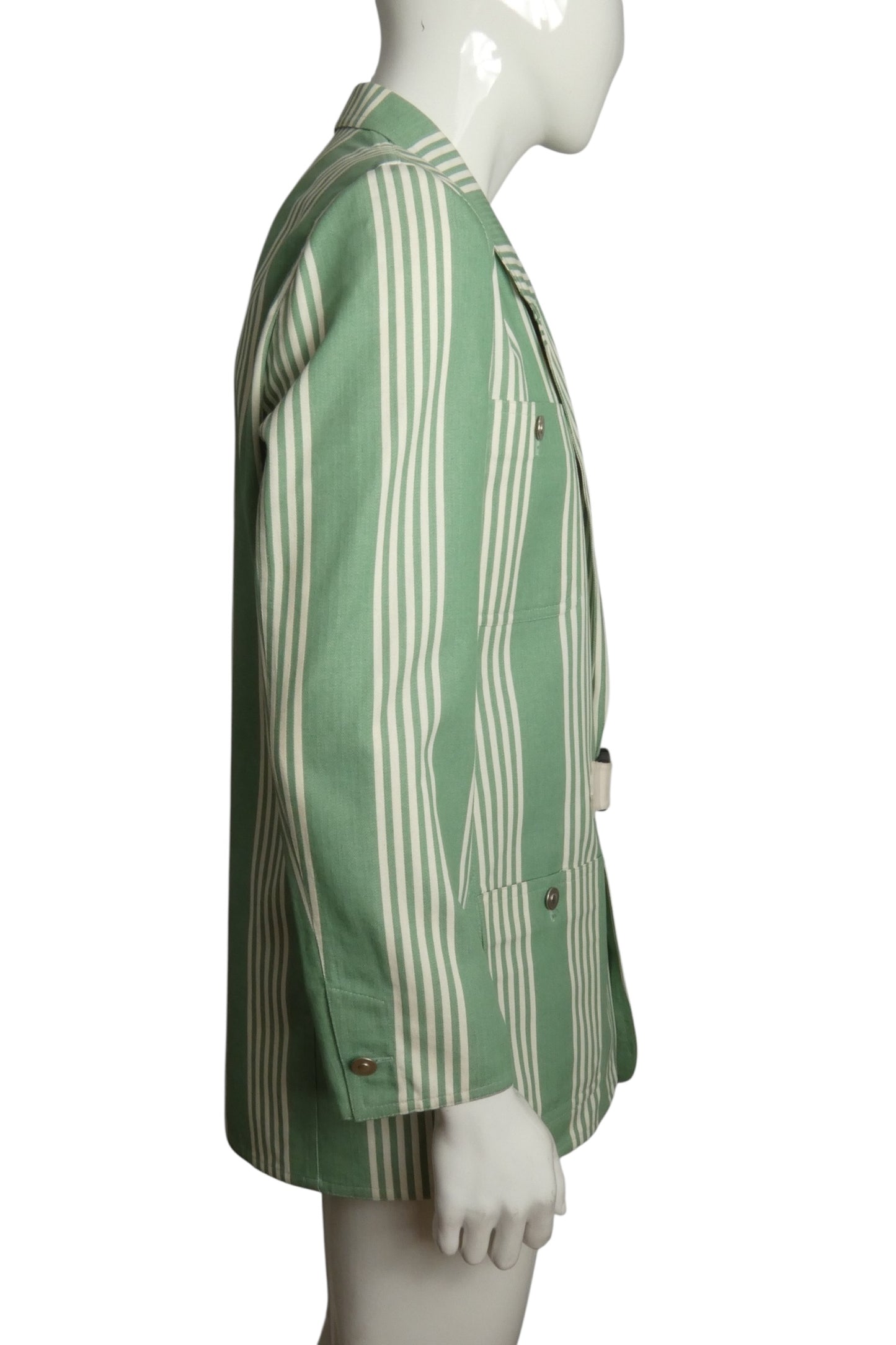 2013 Cotton Stripe Blazer, Size Large