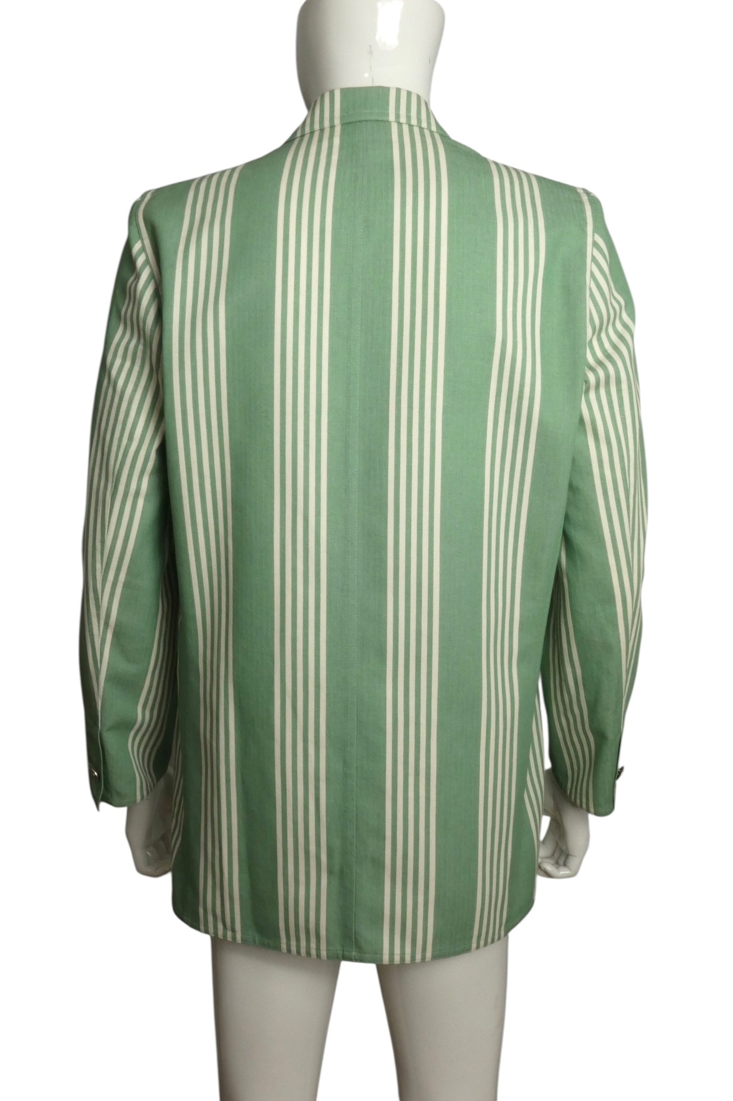 2013 Cotton Stripe Blazer, Size Large