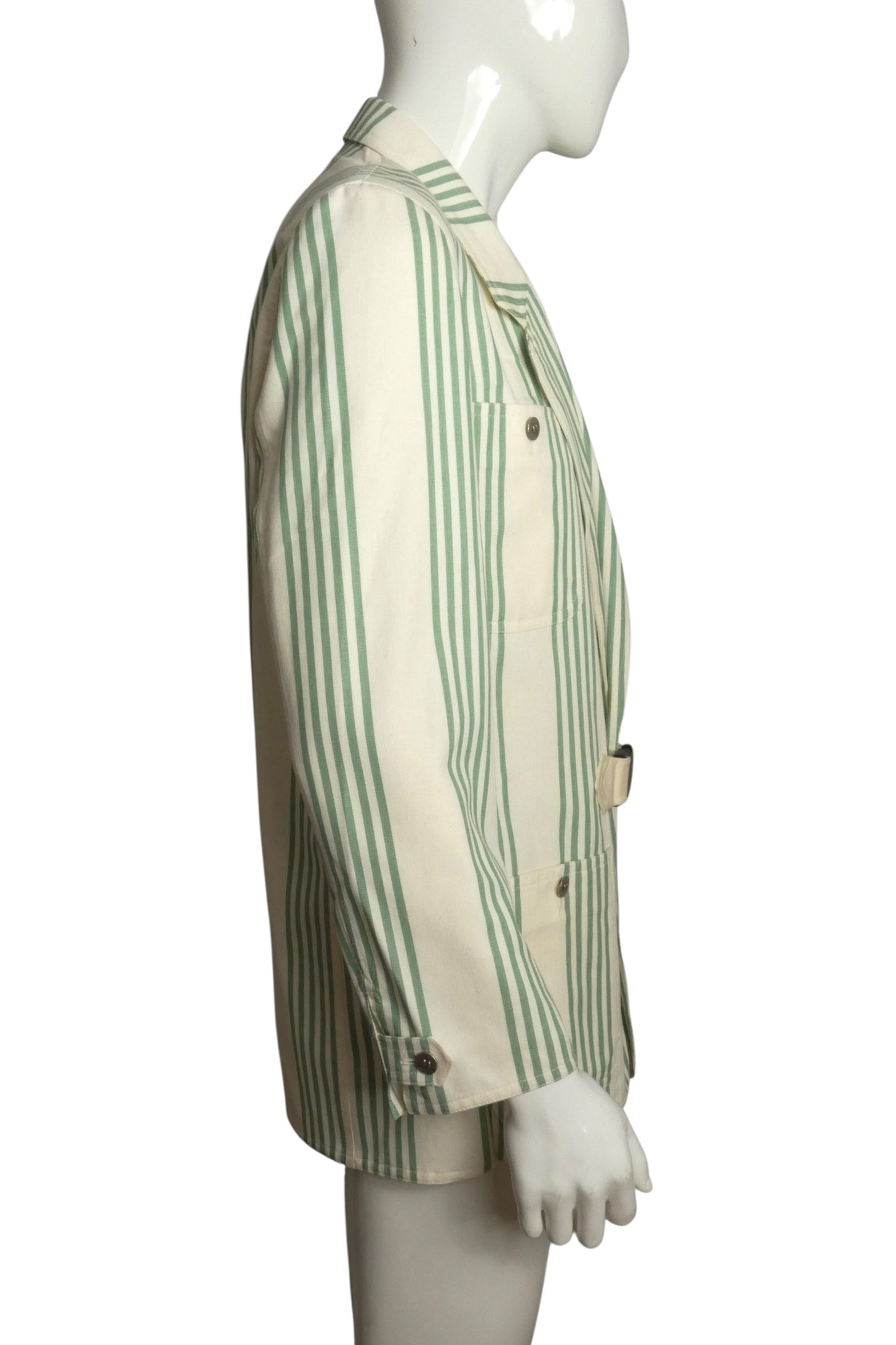 2013 Cotton Stripe Blazer, Size Large