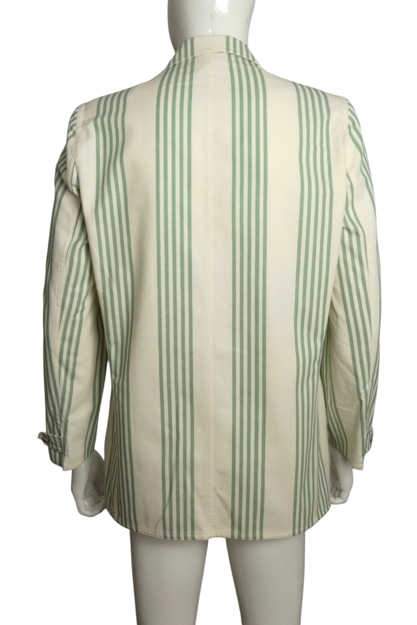 2013 Cotton Stripe Blazer, Size Large