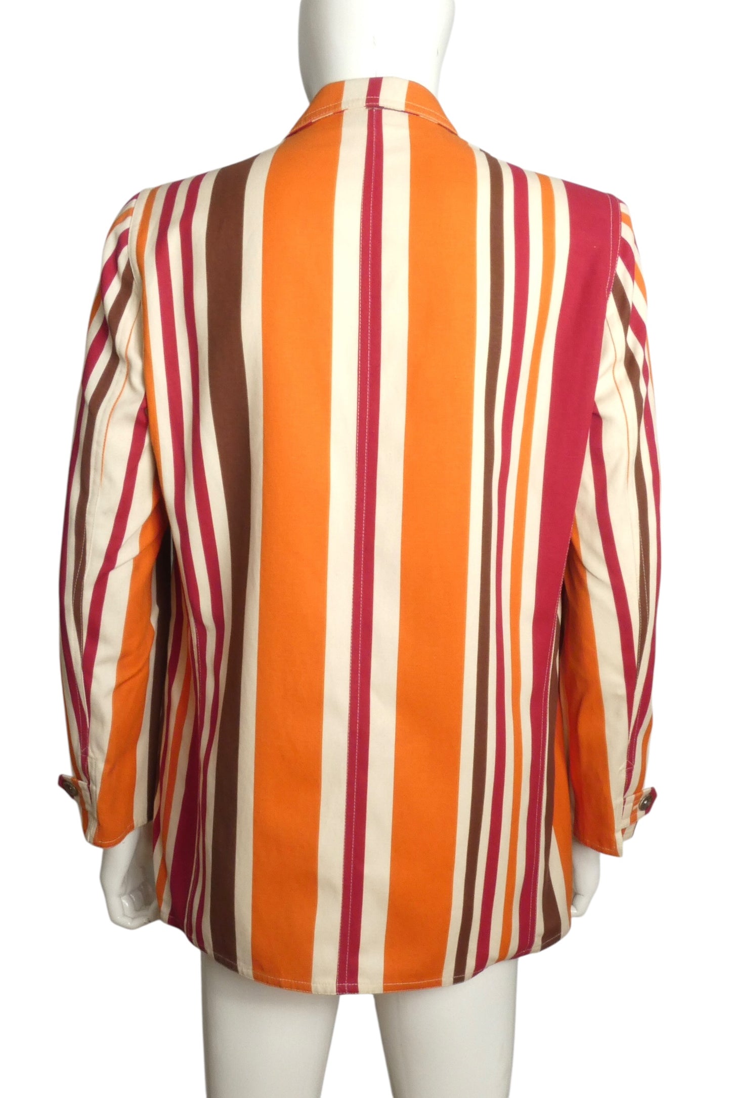 2013 Cotton Stripe Blazer, Size Large