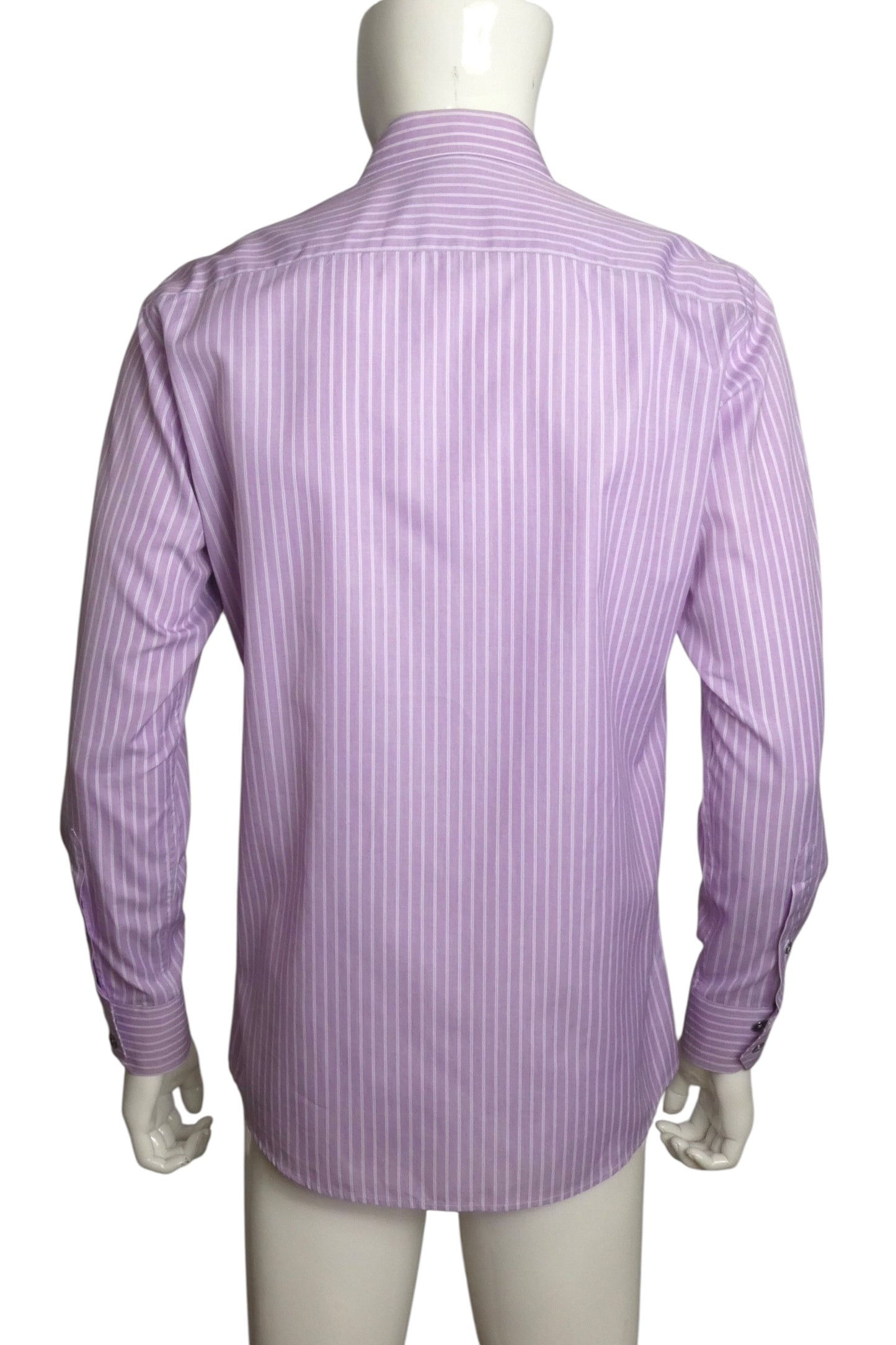 1997 Cotton Stripe Dress Shirt, Size-Large