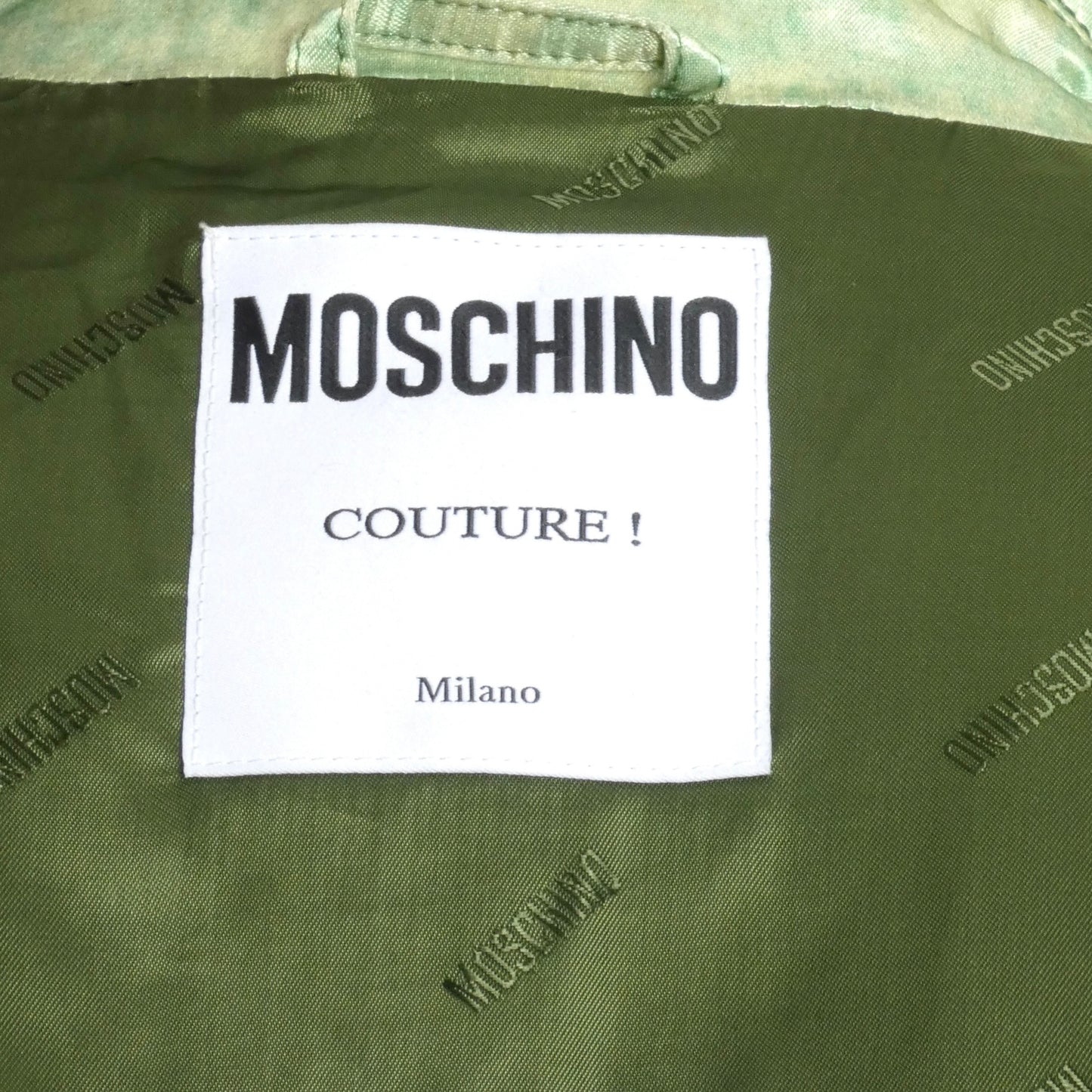 2023 NWT Satin Print Trench Coat, Size-Medium