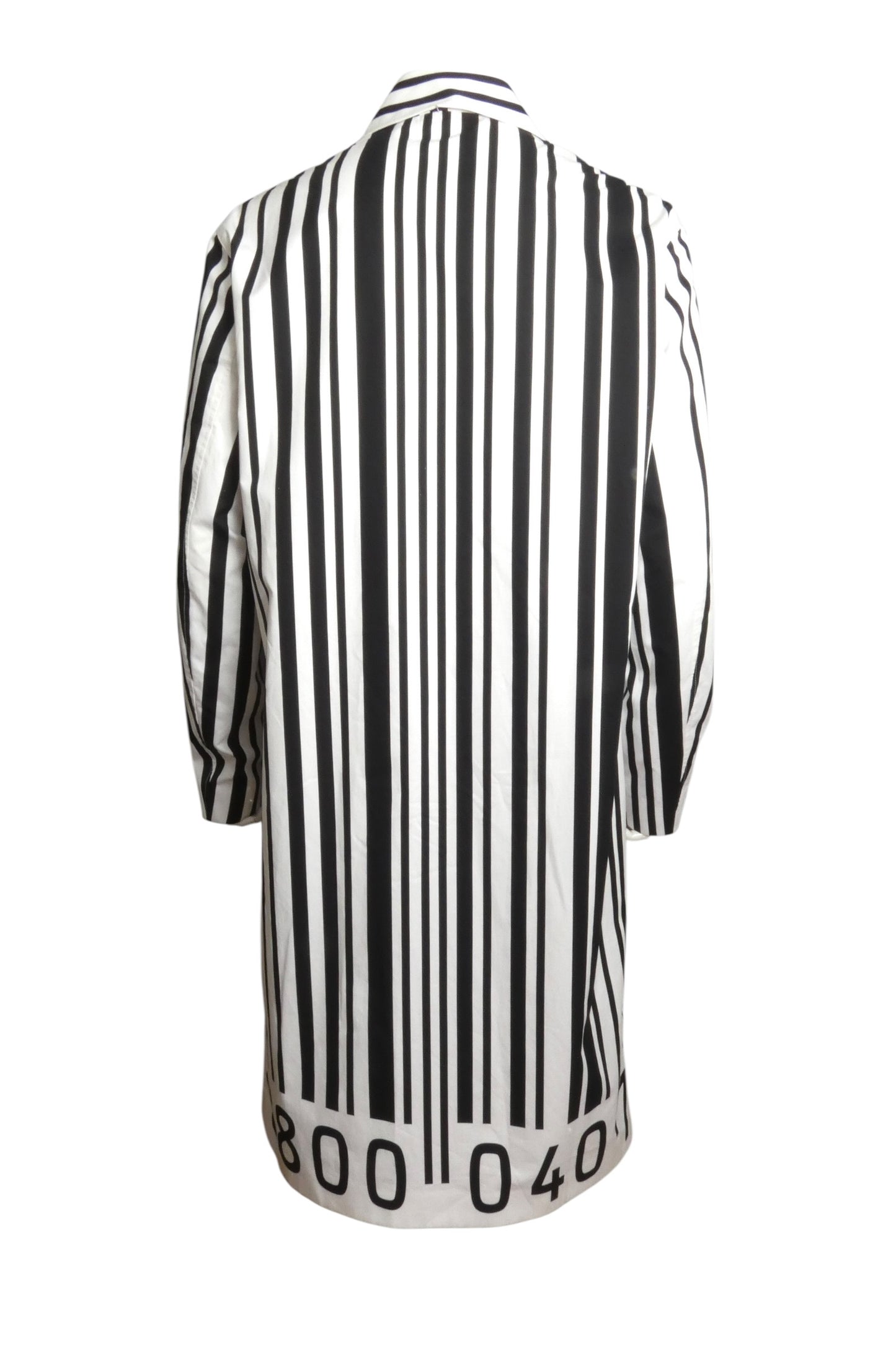 2024 NWT Anniversary Cotton Bar Code Coat, Size-XLarge