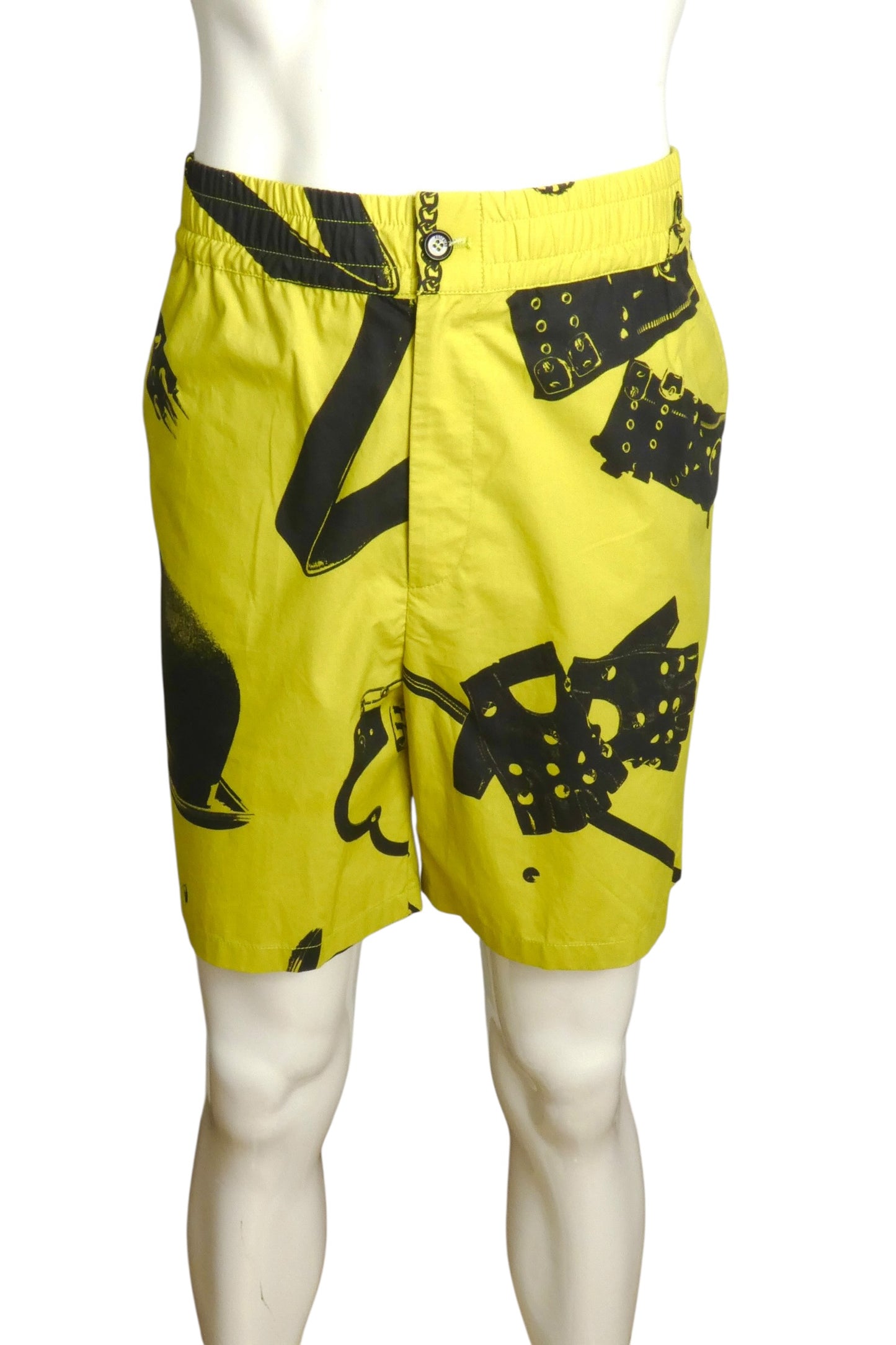 NWOT 2023 Cotton Bondage Print Shorts, Waist 32
