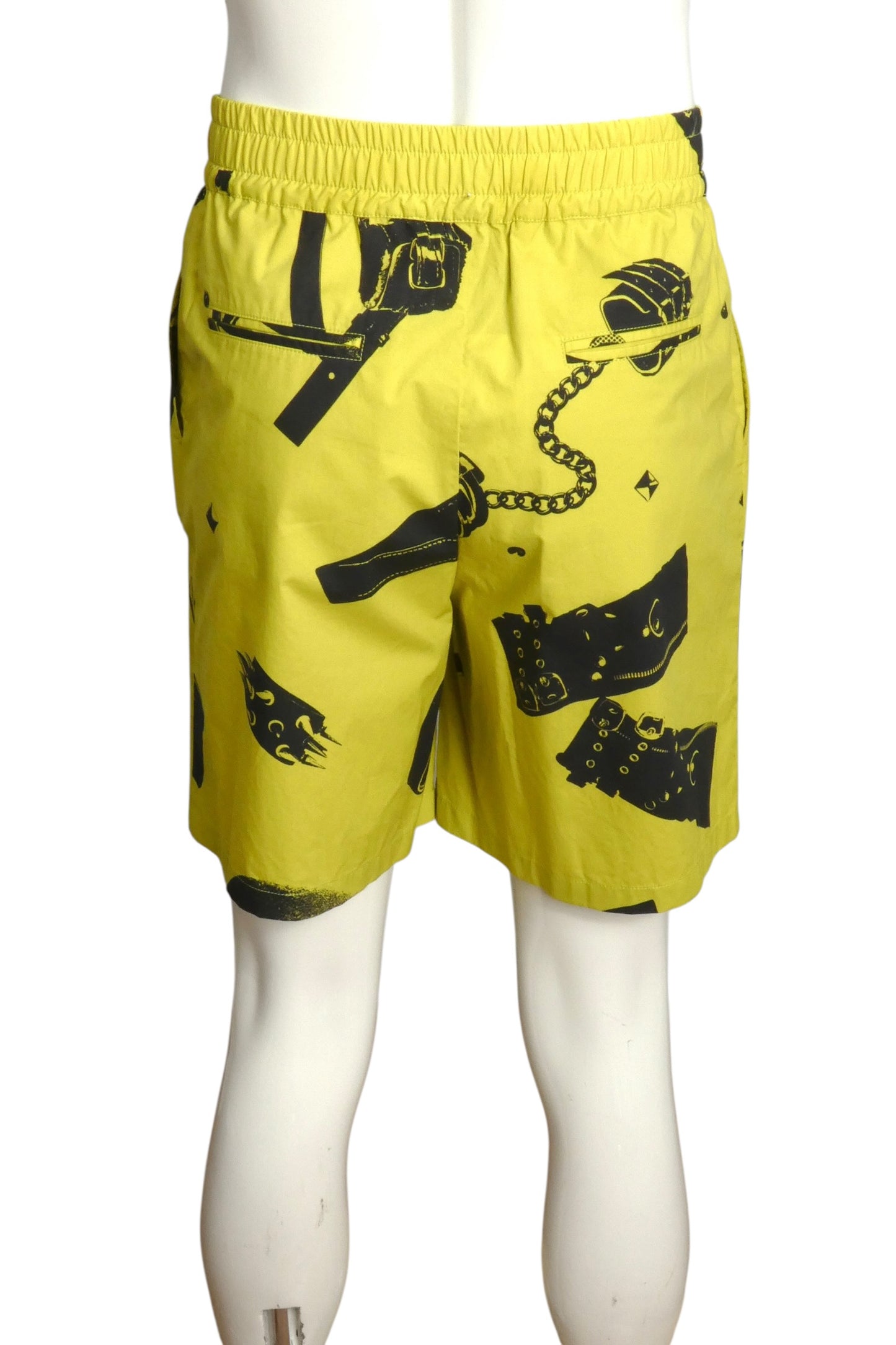 NWOT 2023 Cotton Bondage Print Shorts, Waist 32