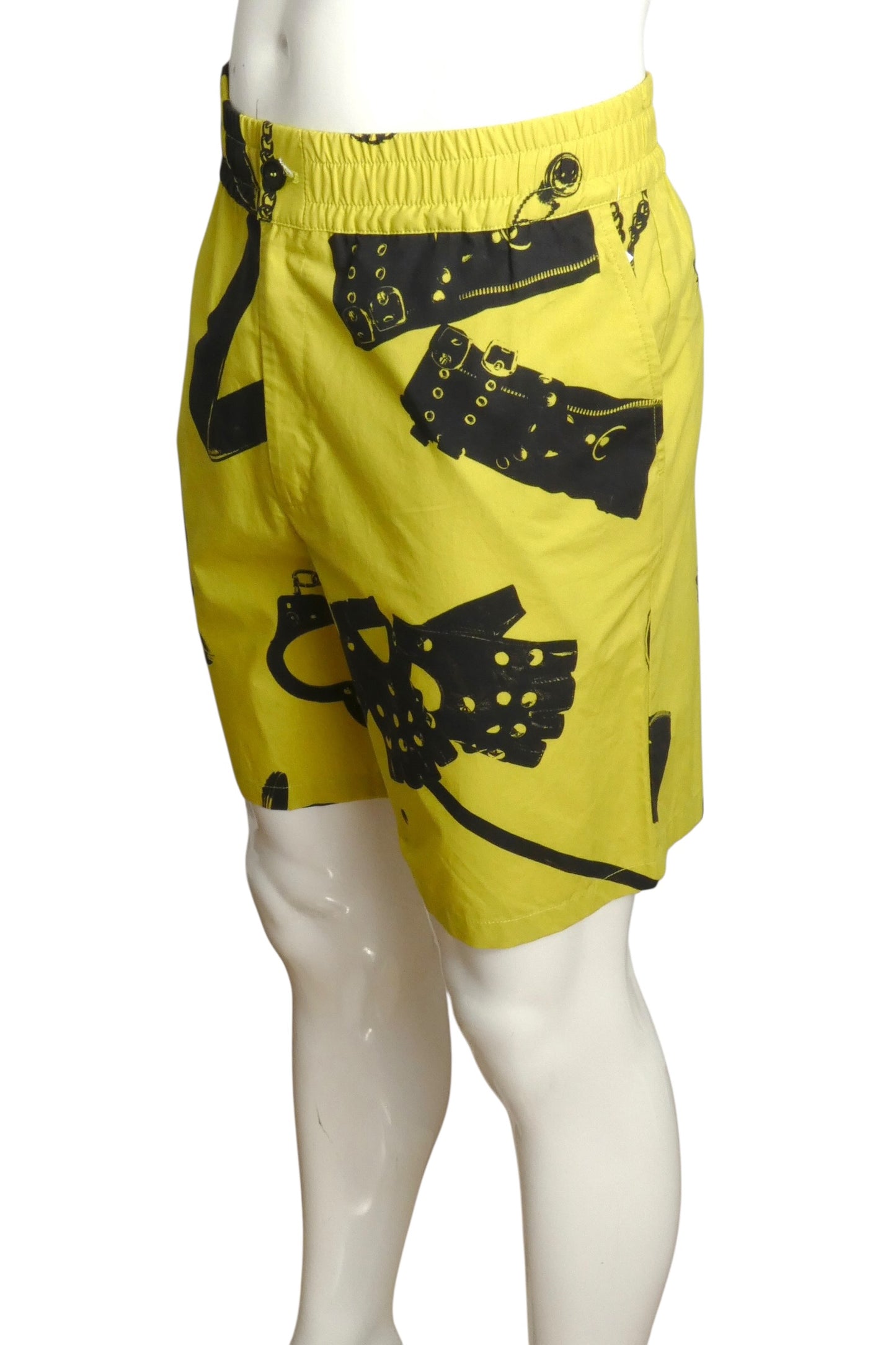 NWOT 2023 Cotton Bondage Print Shorts, Waist 32