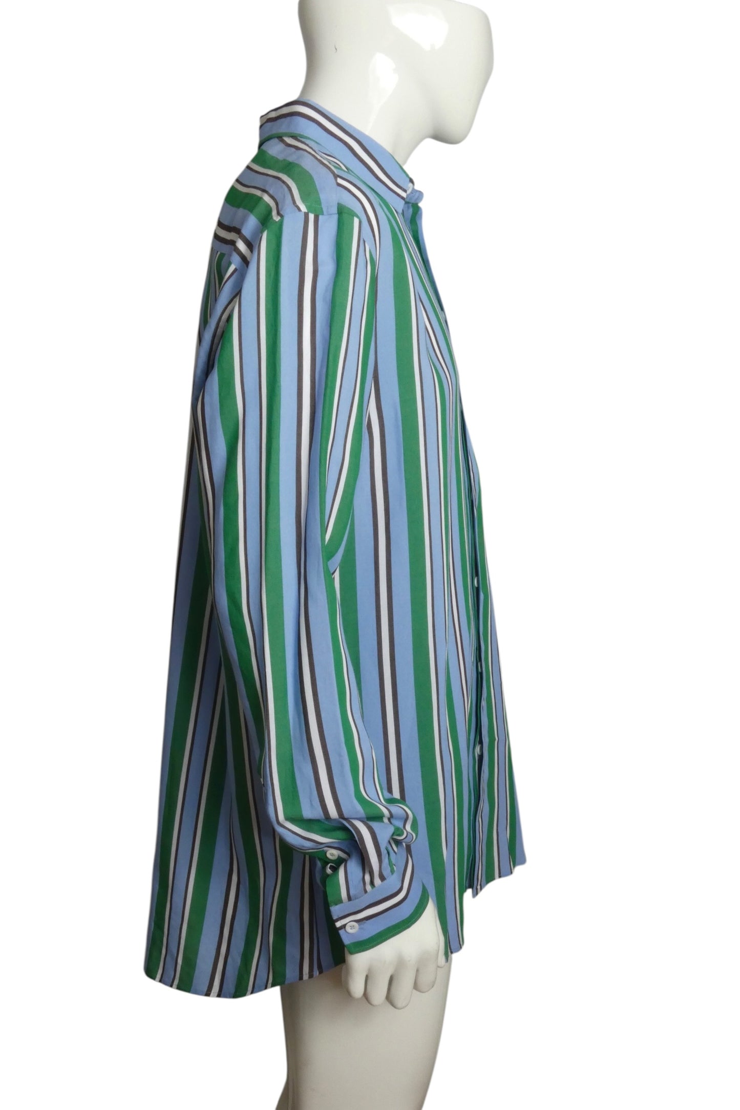 2024 NWT Rayon Stripe Shirt, Size-XLarge