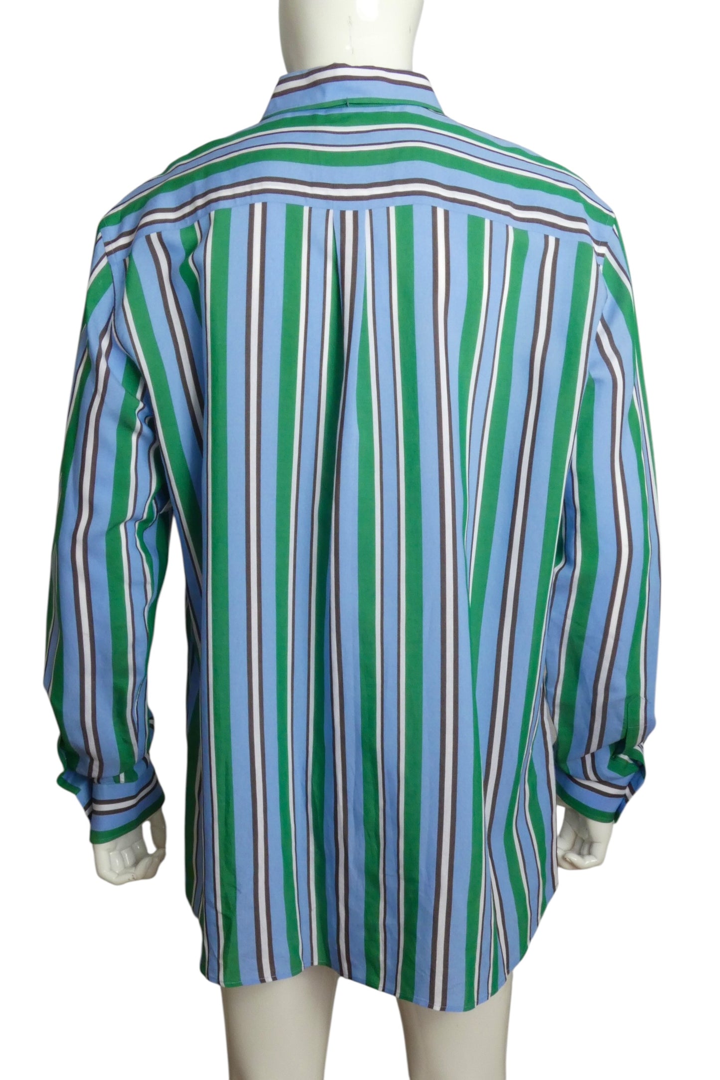 2024 NWT Rayon Stripe Shirt, Size-XLarge