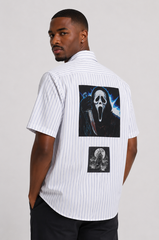 SUPREME - 2026 Ghost Face Work Shirt, Size-XLarge