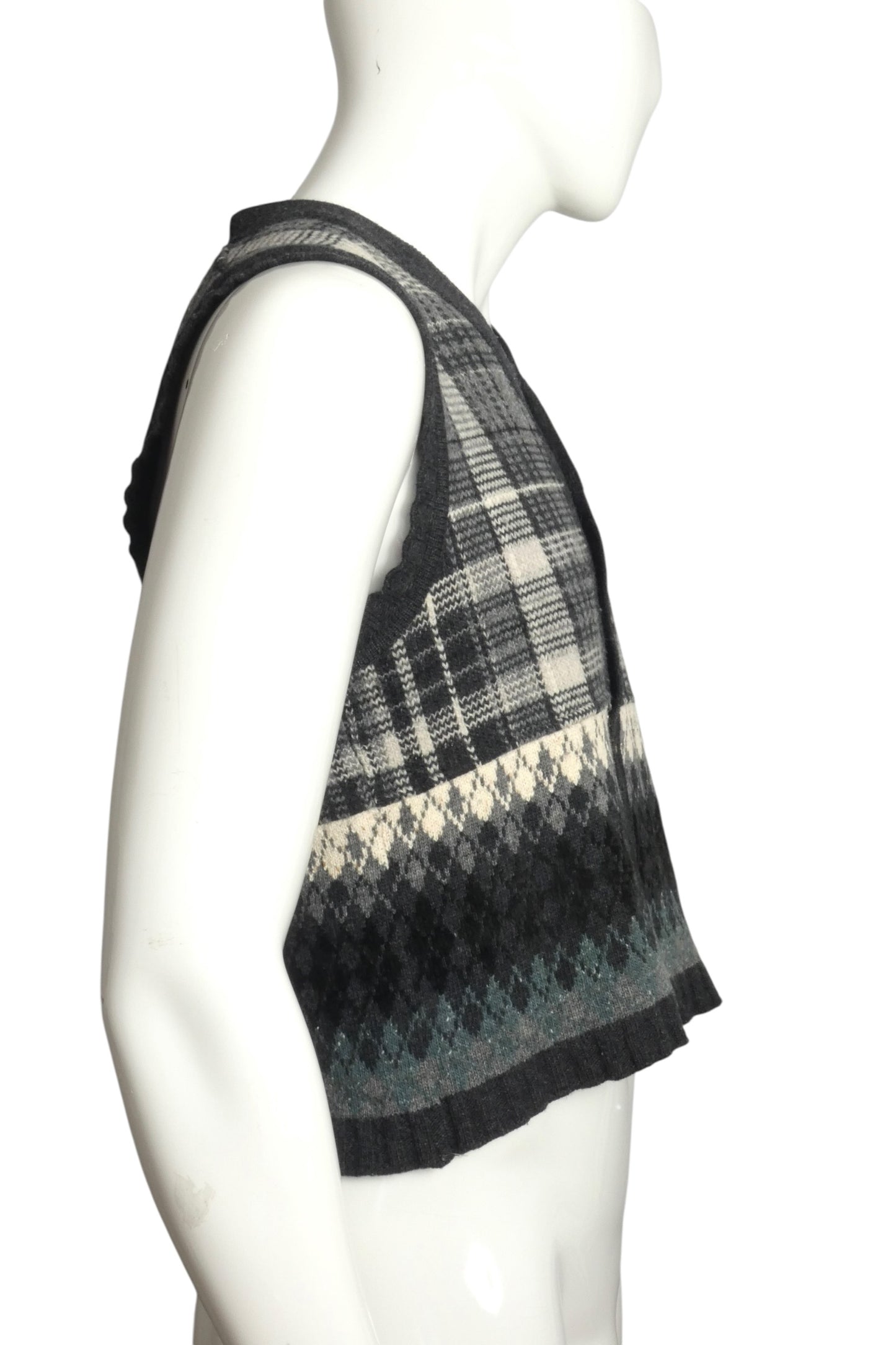 1980s Wool Sweater Vest, Size-Medium