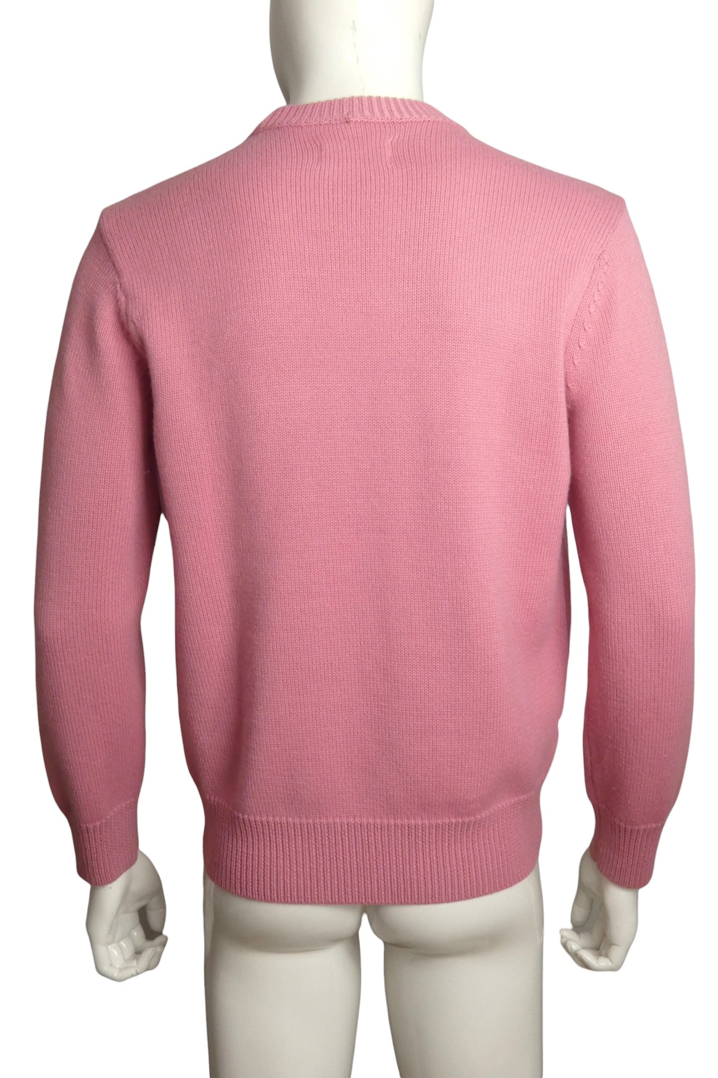 2025 Pink Wool "Hat Trick" Sweater, Size-Medium