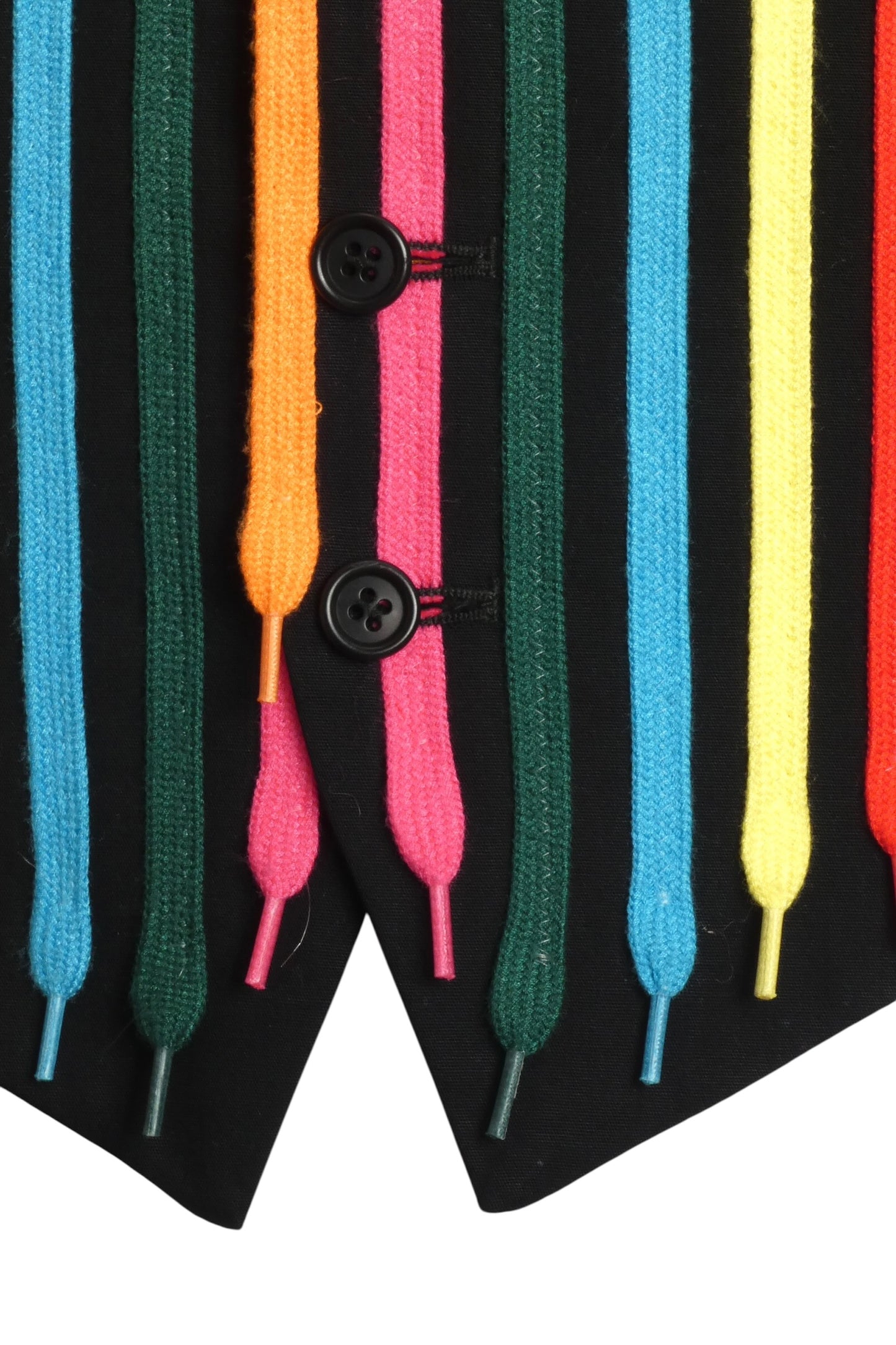 1994 Multi Color Shoe String Vest, Size-Large