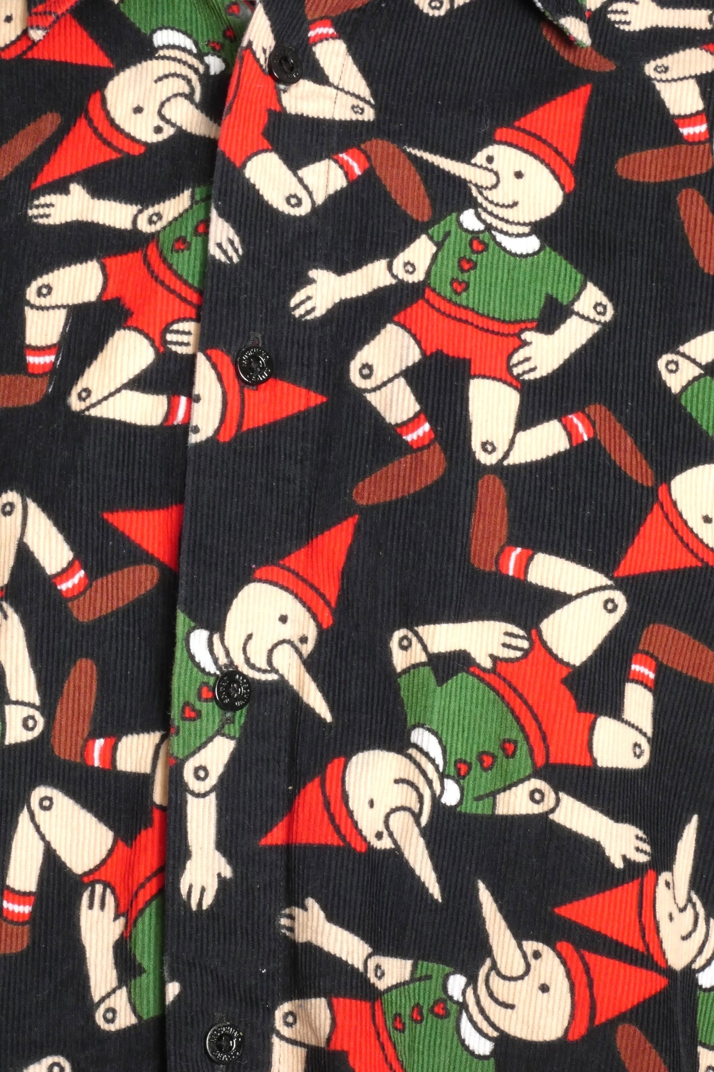 1990s Corduroy "Pinocchio" Shirt, Size-Medium