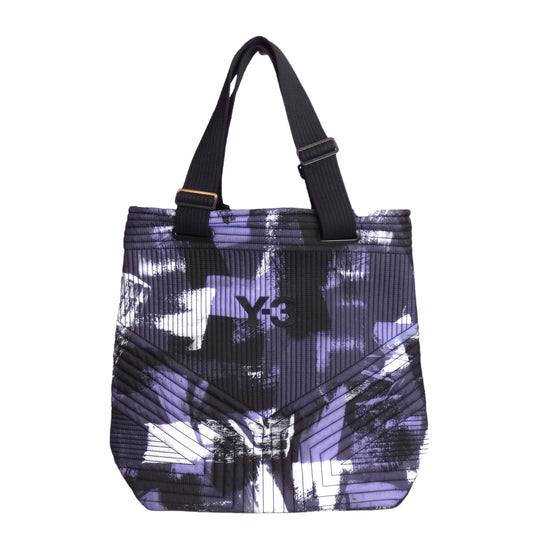 Y-3 NWT 2023 Purple & Black Quilted Nylon Tote