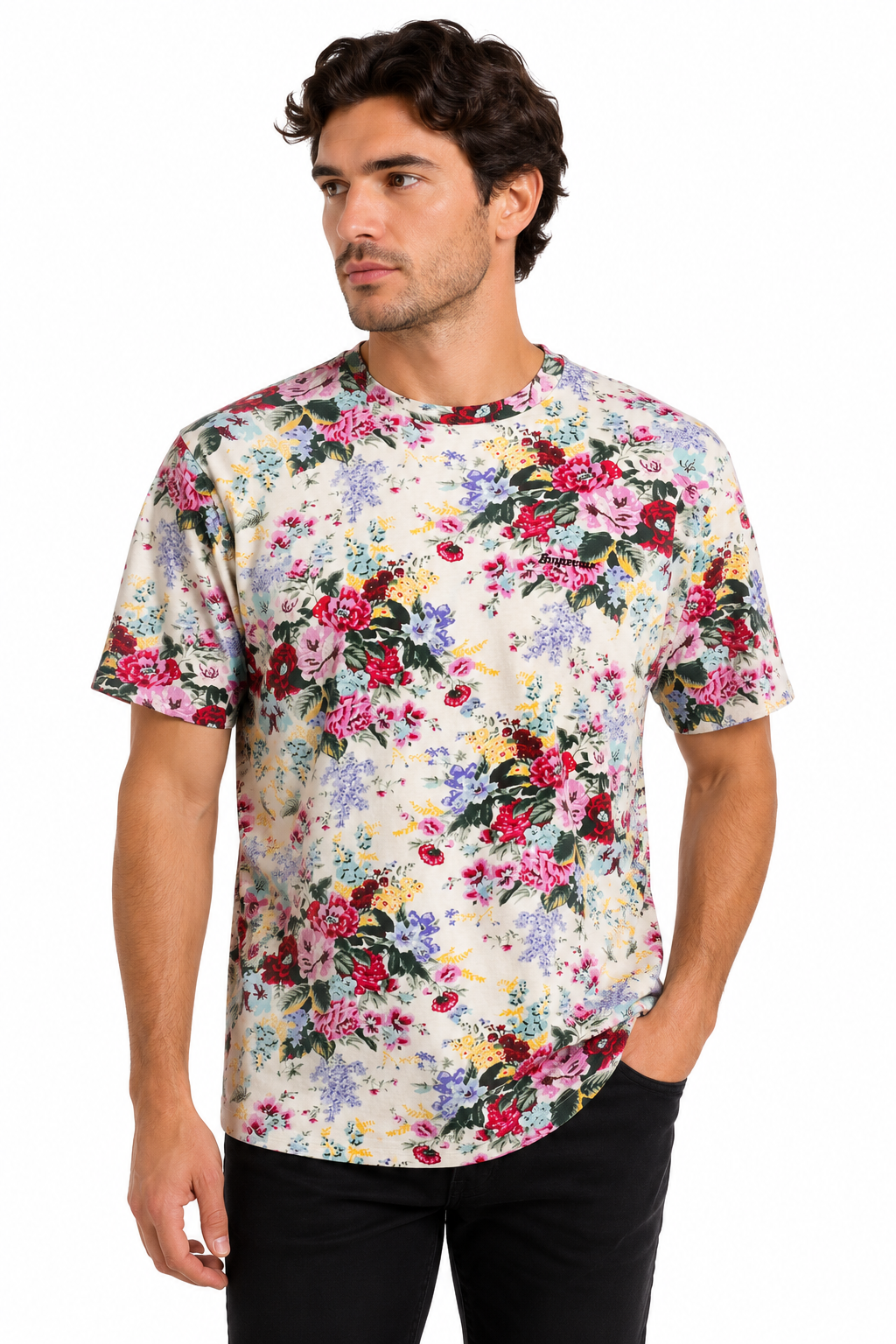 NWOT 2026 Floral Print T-Shirt, Size Small