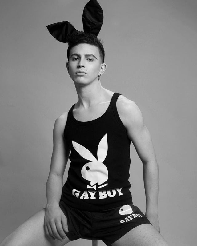 2019 Black "Gayboy" Cotton Tank Top, Multiple Sizes Available