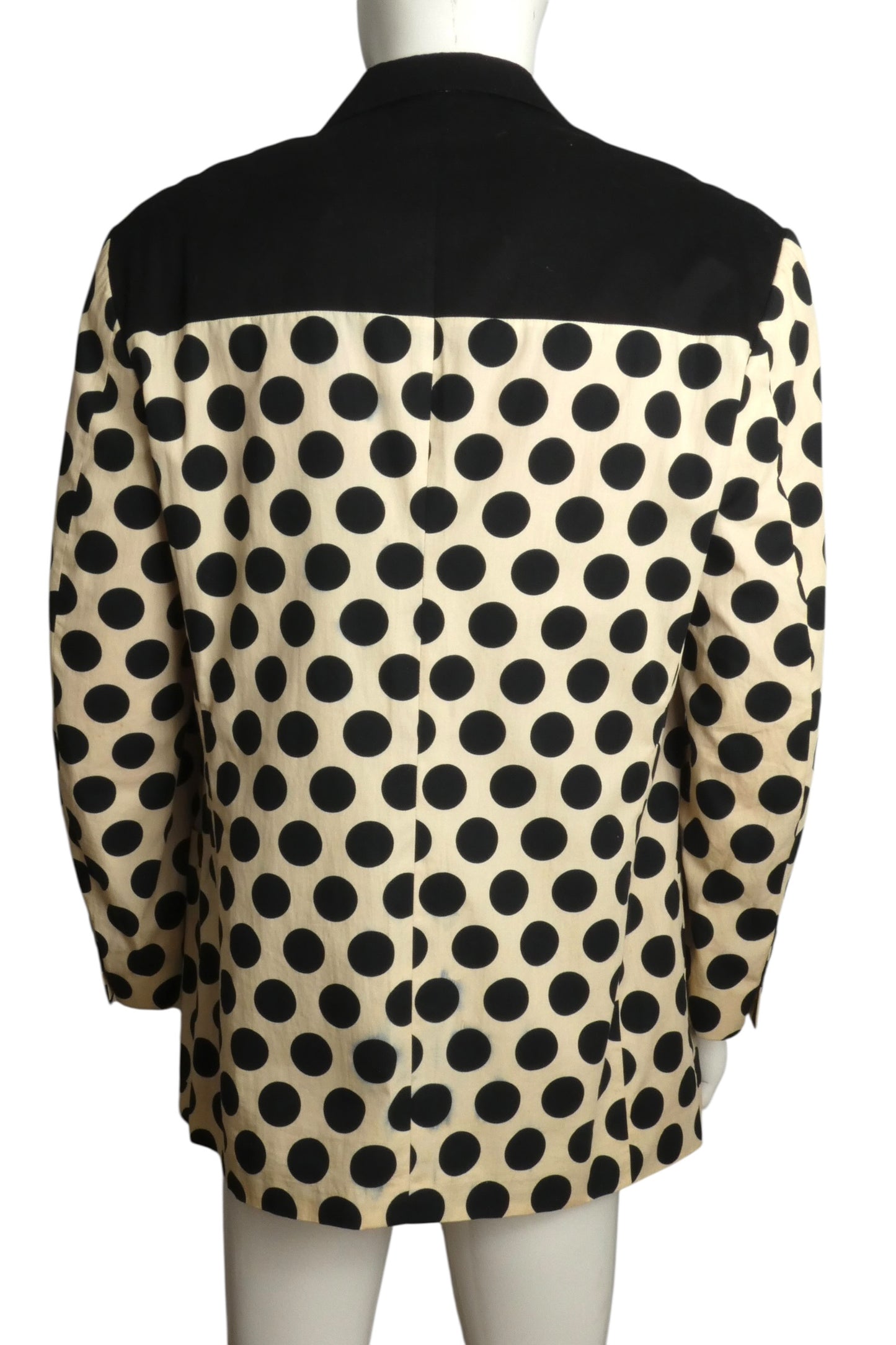 1990s Polka Dot Blazer, Size XL