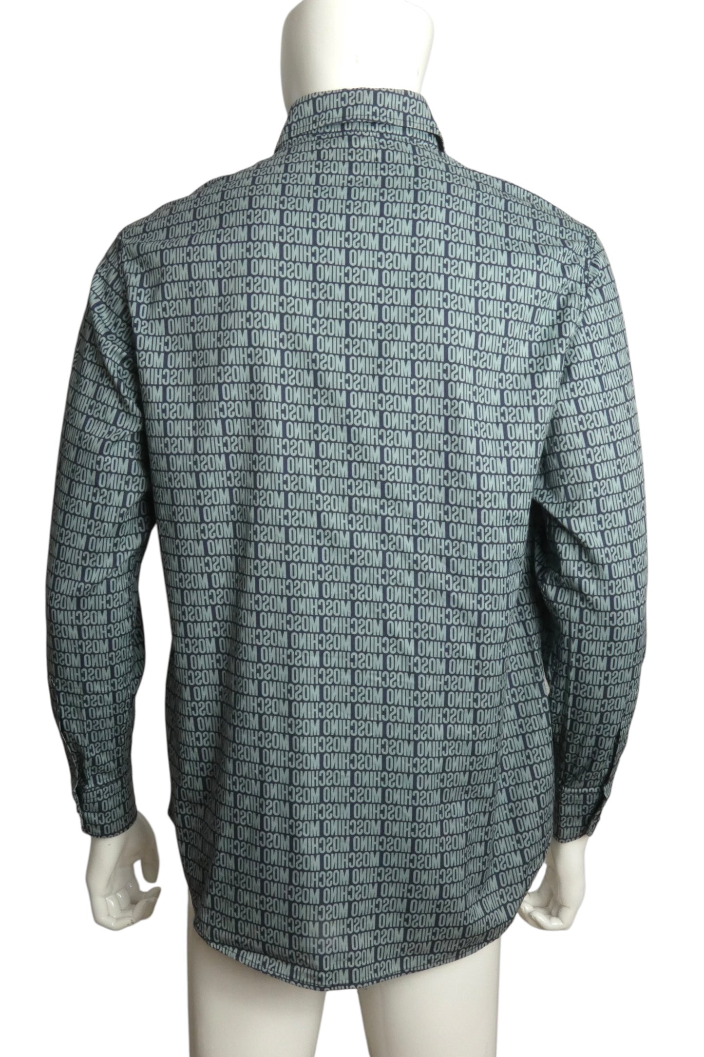 Graphic Print L/S Shirt, Size Medium