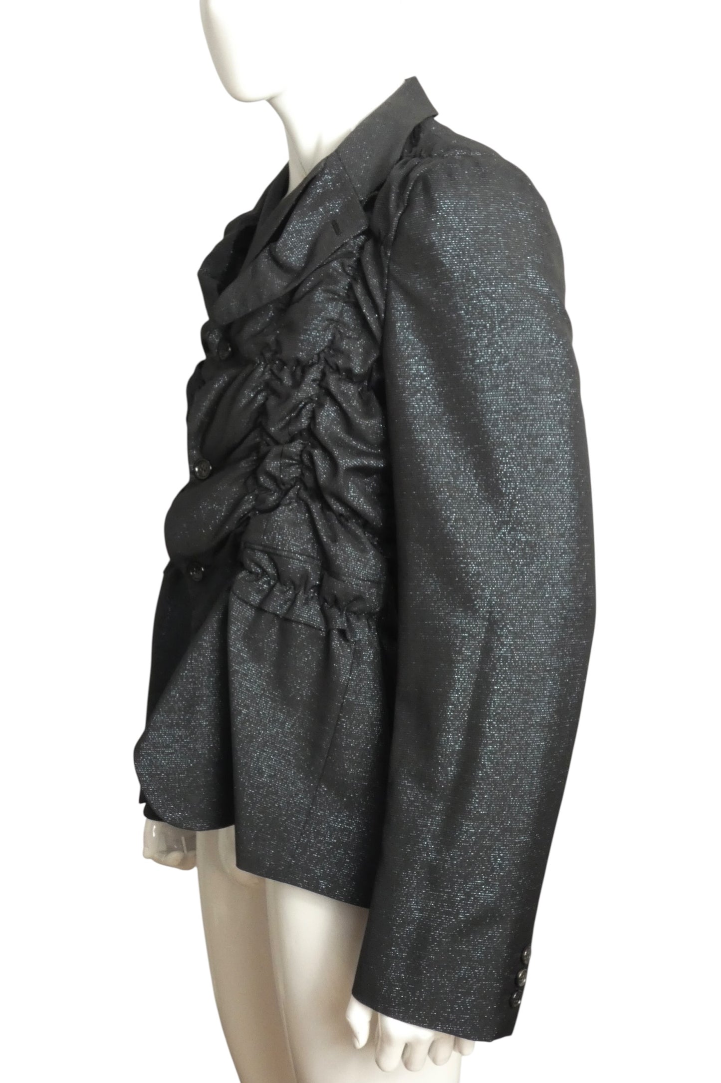COMME DES GARCONS HOMME PLUS - 2019 Metallic Layered Blazer, Size-XLarge