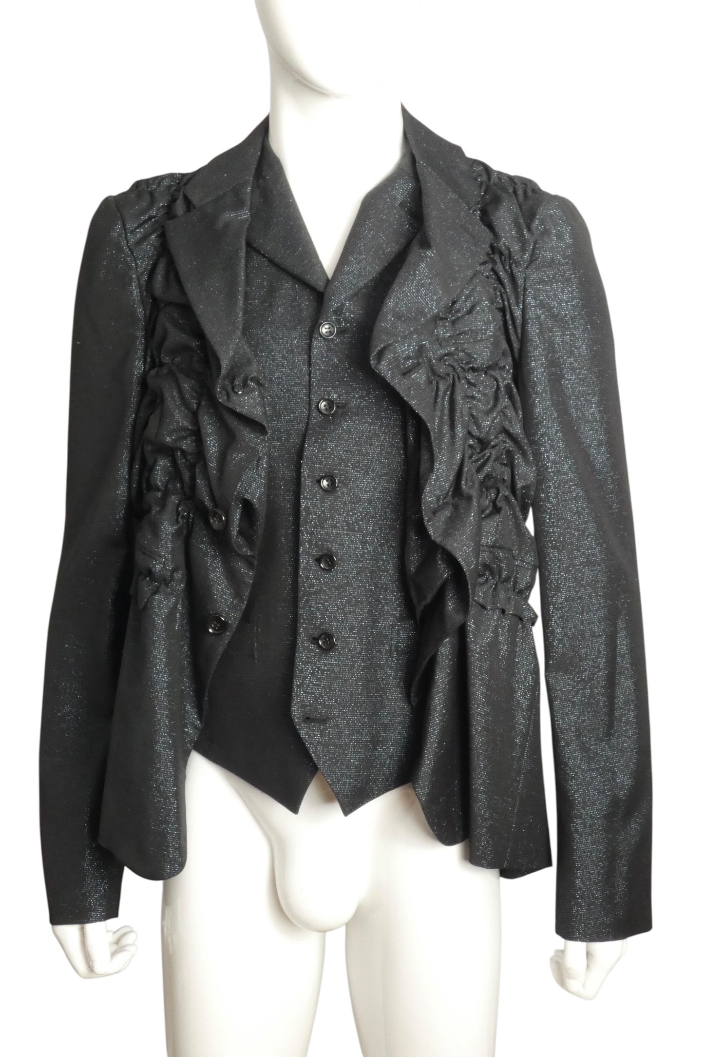 COMME DES GARCONS HOMME PLUS - 2019 Metallic Layered Blazer, Size-XLarge