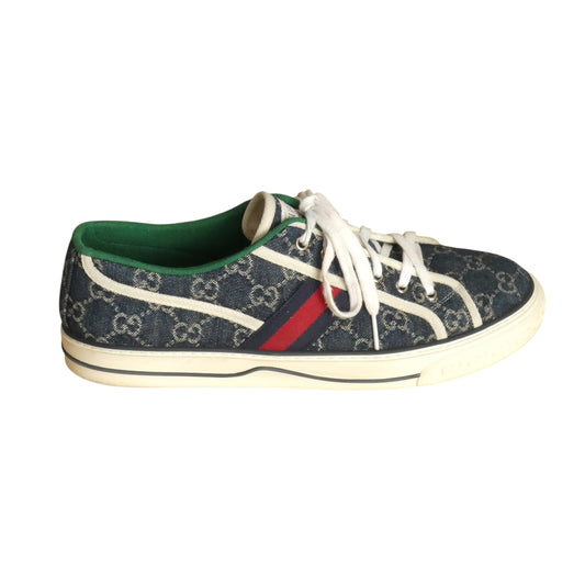 GUCCI - Tennis 1977 Denim Sneaker, Size US 11