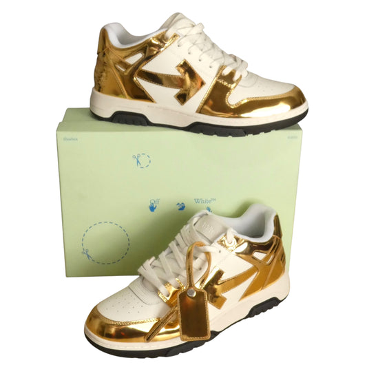 OFF-WHITE - 2022 Out of Office Leather Sneakers, Size 12