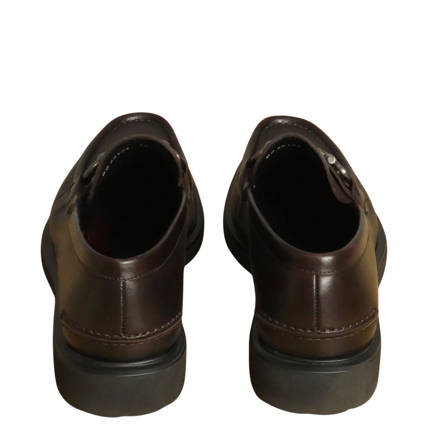 FERRAGAMO-Brown Leather Loafers, Size-10