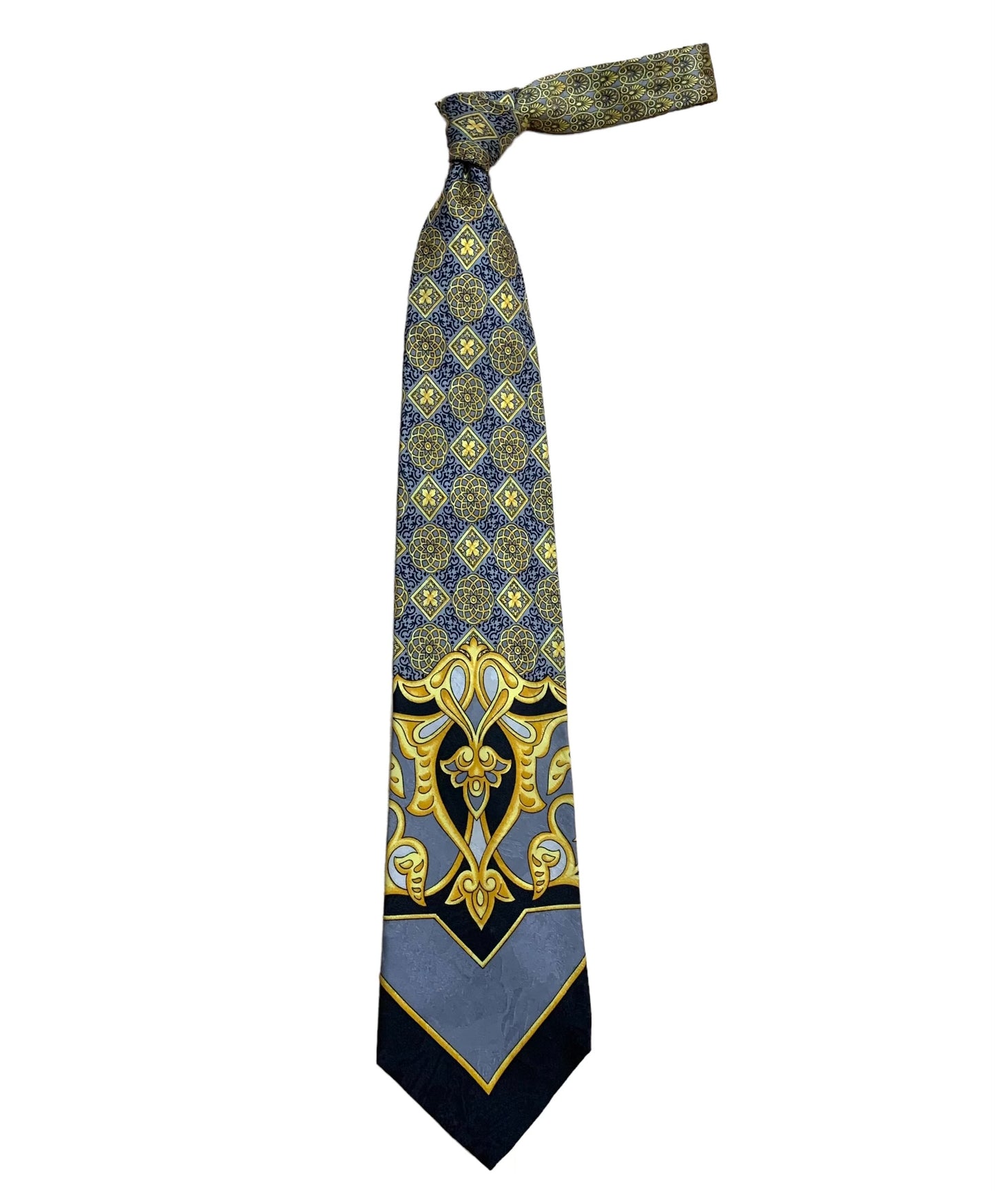 V2 by VERSACE- Multi Color Silk Jacquard Tie