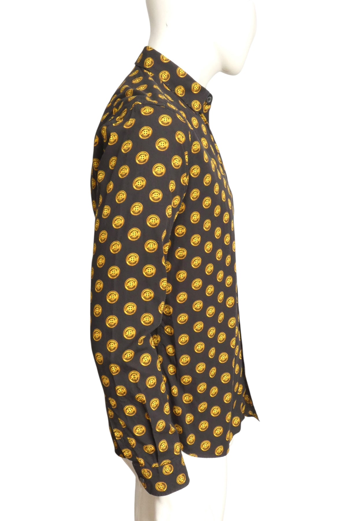 MOSCHINO - Cotton Button Print Shirt, Size-Medium