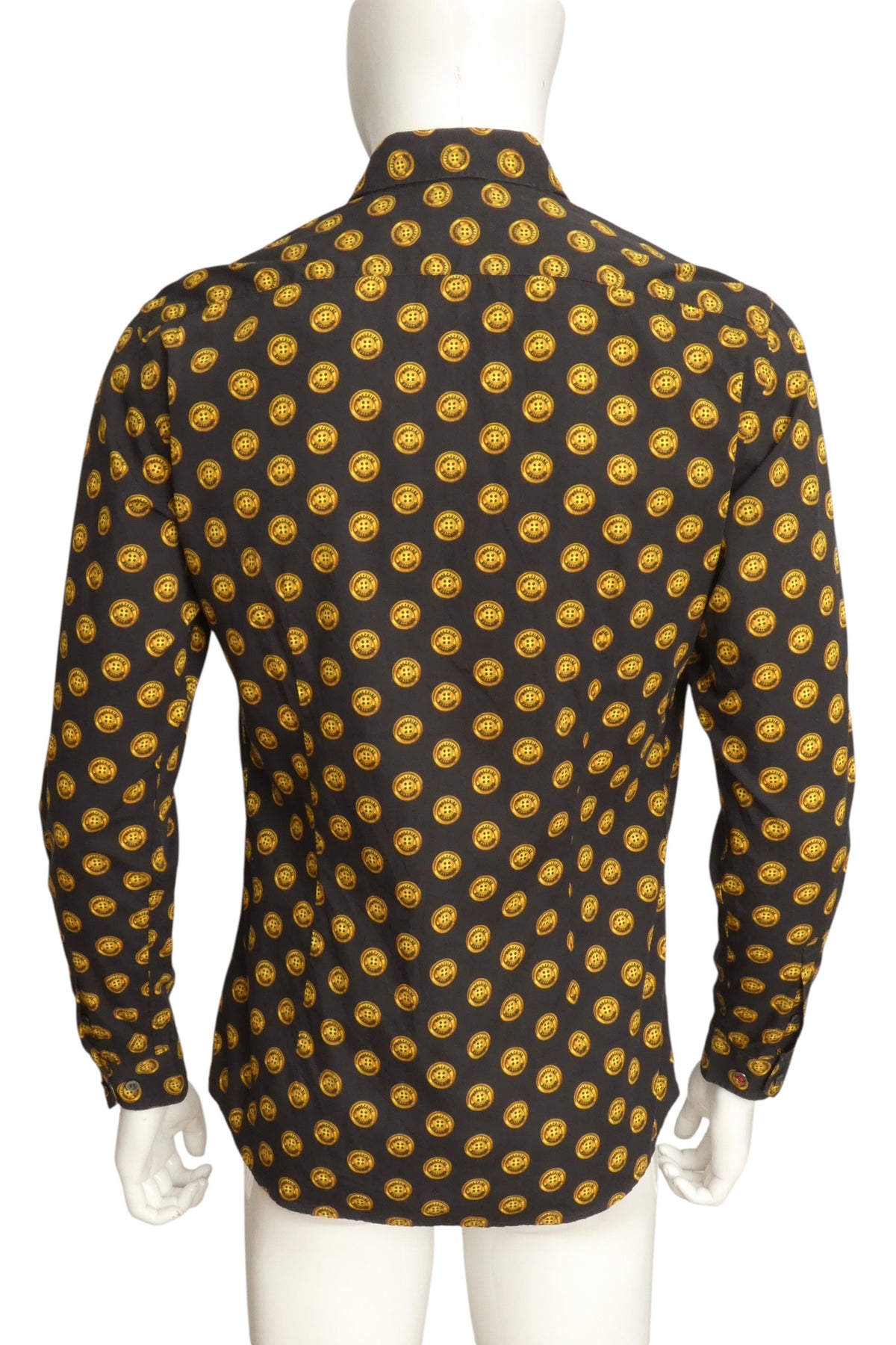 MOSCHINO - Cotton Button Print Shirt, Size-Medium