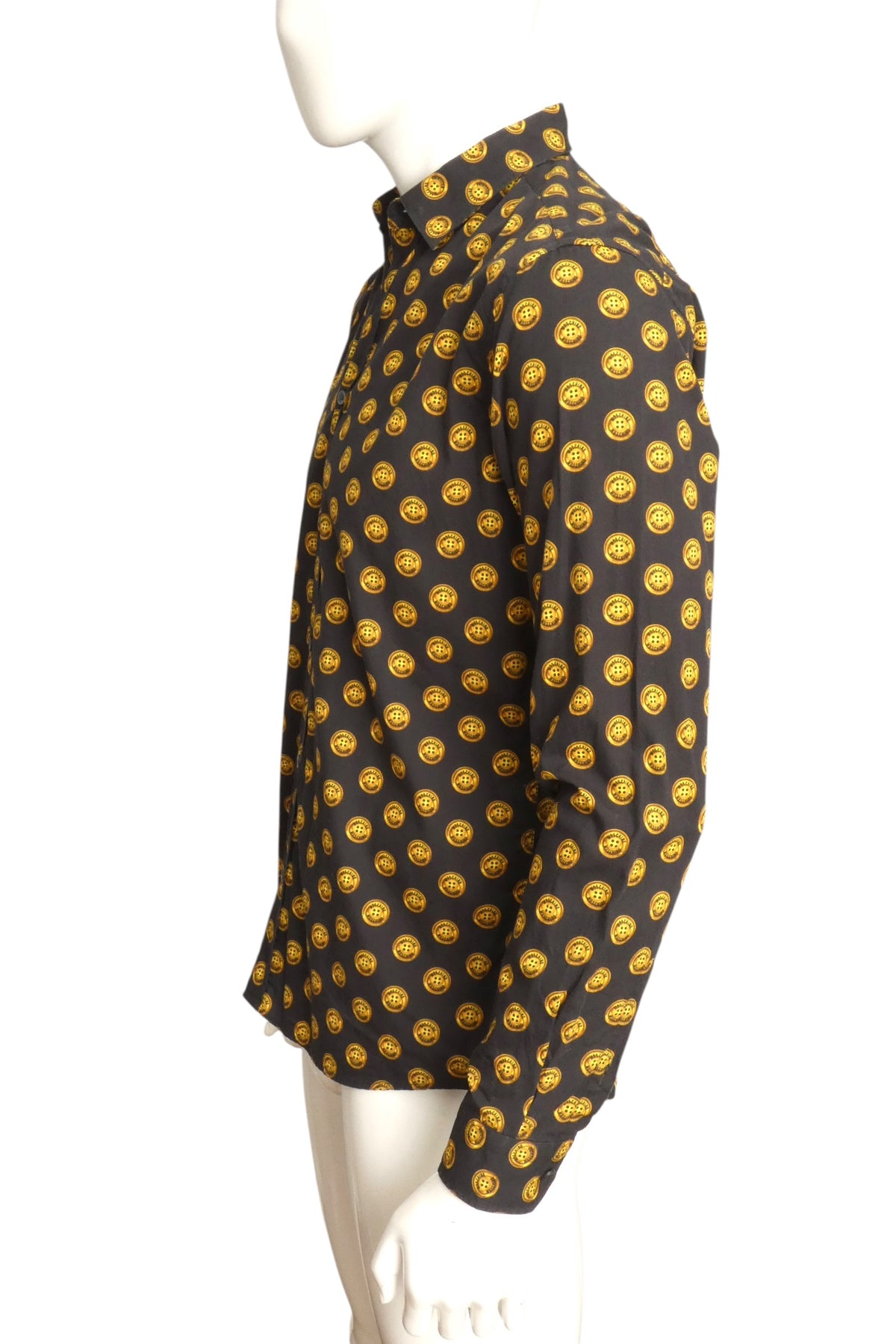 MOSCHINO - Cotton Button Print Shirt, Size-Medium