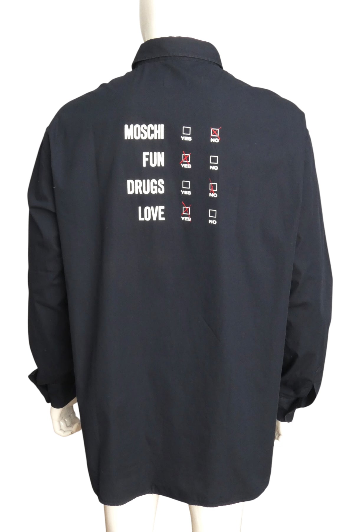 MOSCHINO JEANS - 1990s Cotton Checklist Shirt, Size-XXLarge