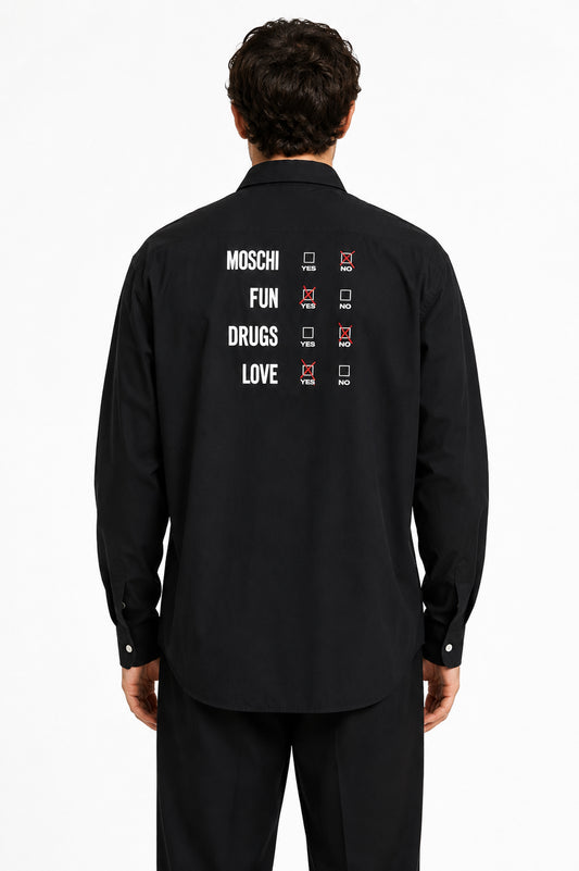 MOSCHINO JEANS - 1990s Cotton Checklist Shirt, Size-XXLarge