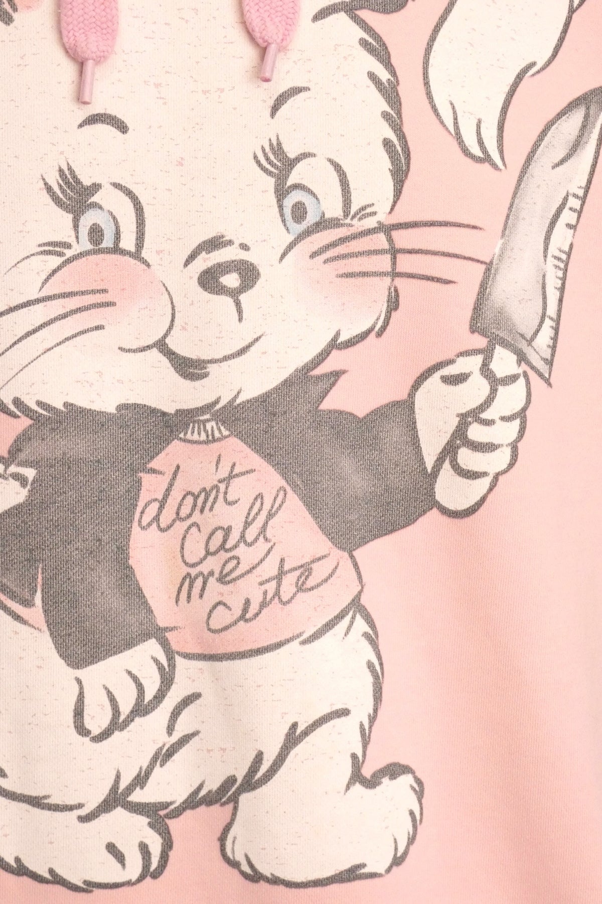 MOSCHINO COUTURE! - 2020 "Don't Call Me Cute" Sweatshirt, Size-Medium