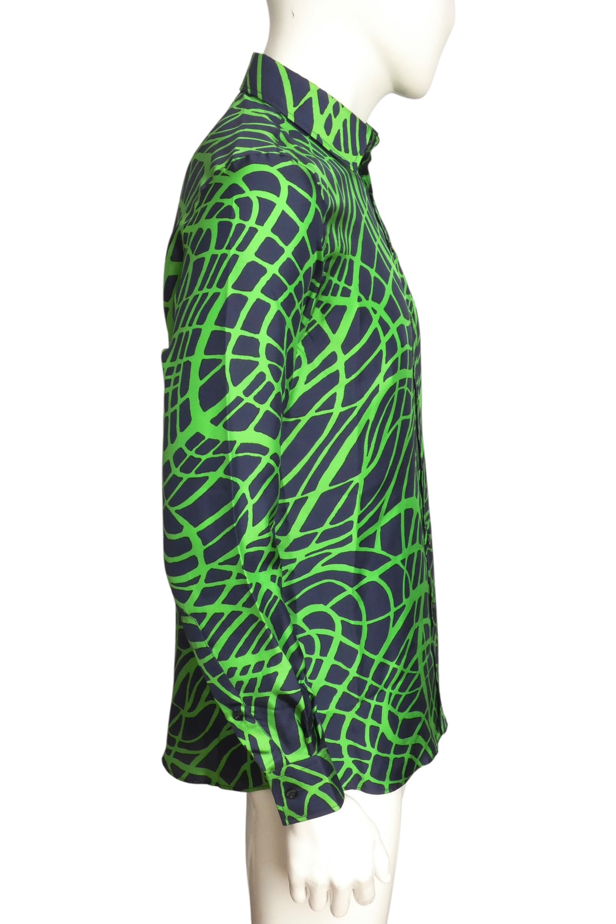 MOSCHINO COUTURE! - 2023 Silk Print Shirt, Size-Medium