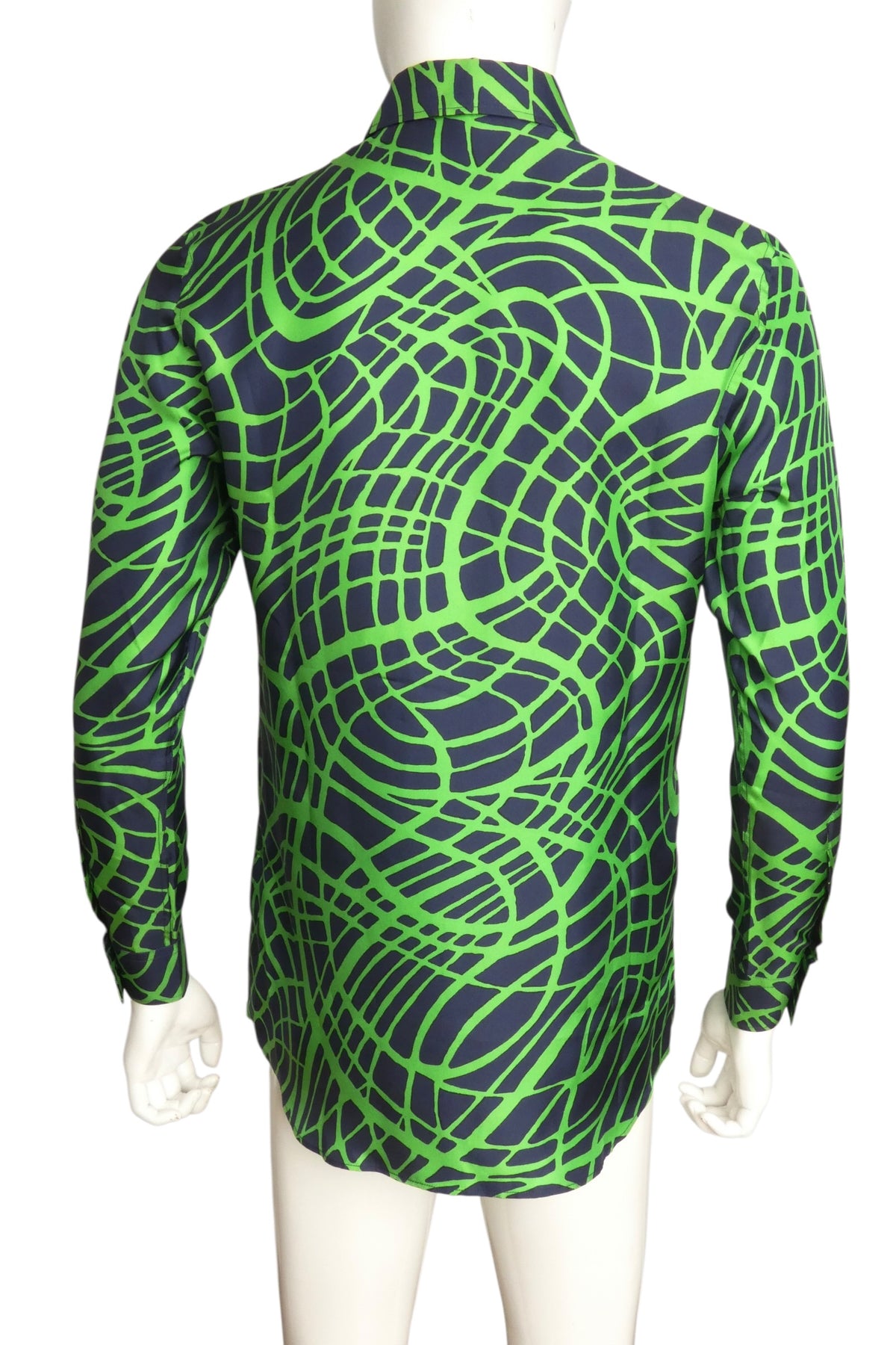 MOSCHINO COUTURE! - 2023 Silk Print Shirt, Size-Medium
