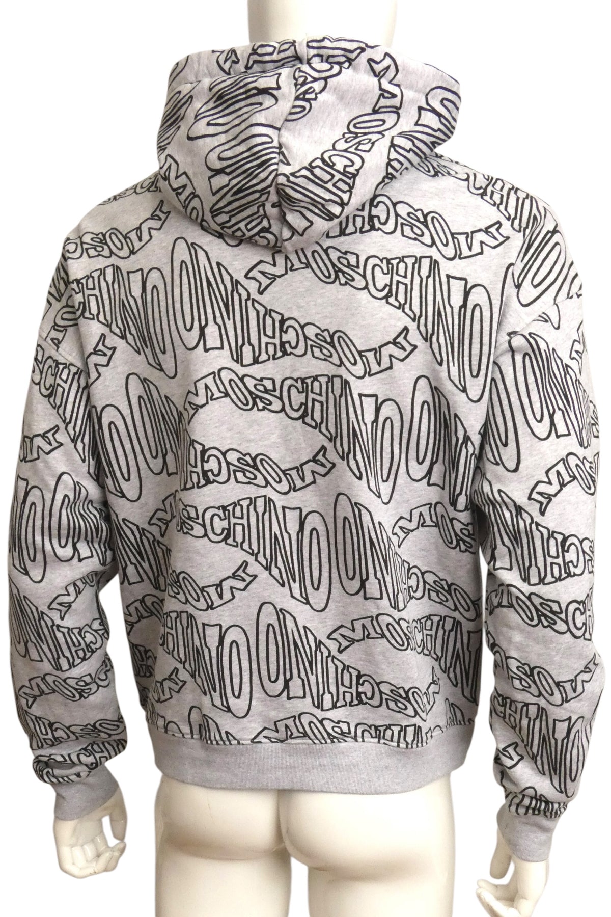 MOSCHINO COUTURE! - 2020 Cotton Belted Hoodie Sweatshirt, Size-Large