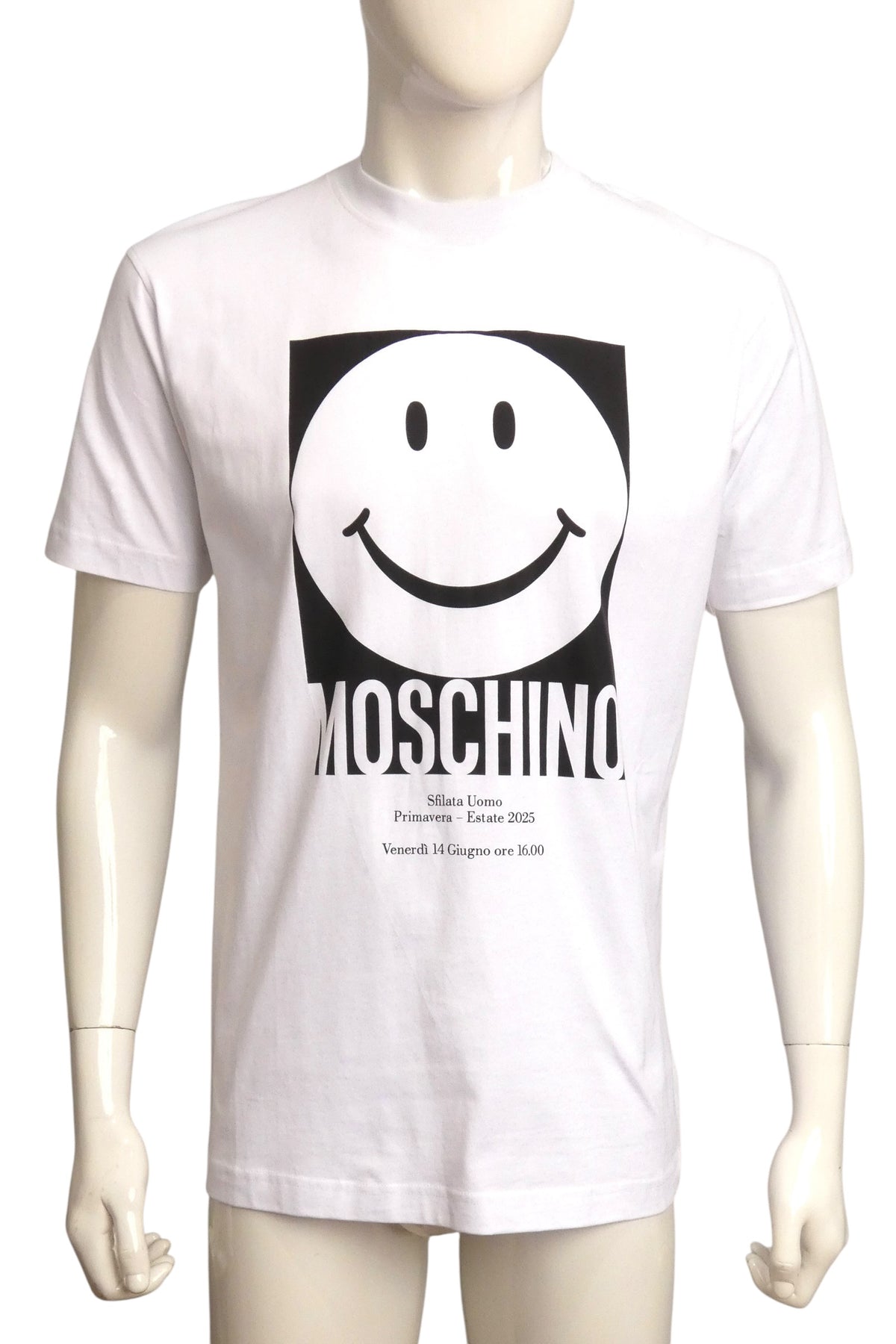 MOSCHINO COUTURE! - 2025 NWT Smiley T-Shirt, Size-Small