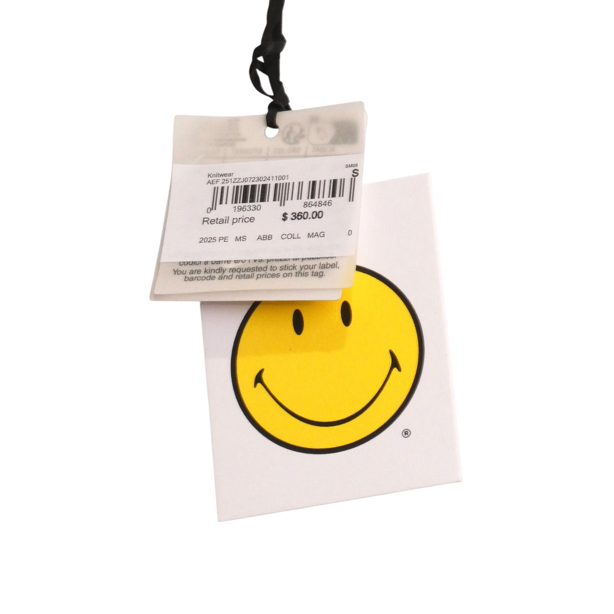 MOSCHINO COUTURE! - 2025 NWT Smiley T-Shirt, Size-Small