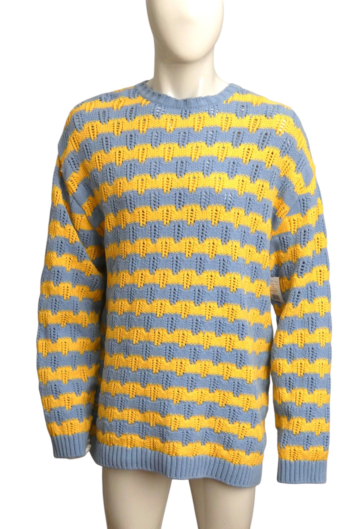 MOSCHINO COUTURE! - 2025 NWOT Cotton Stripe Sweater, Multiple Sizes Available