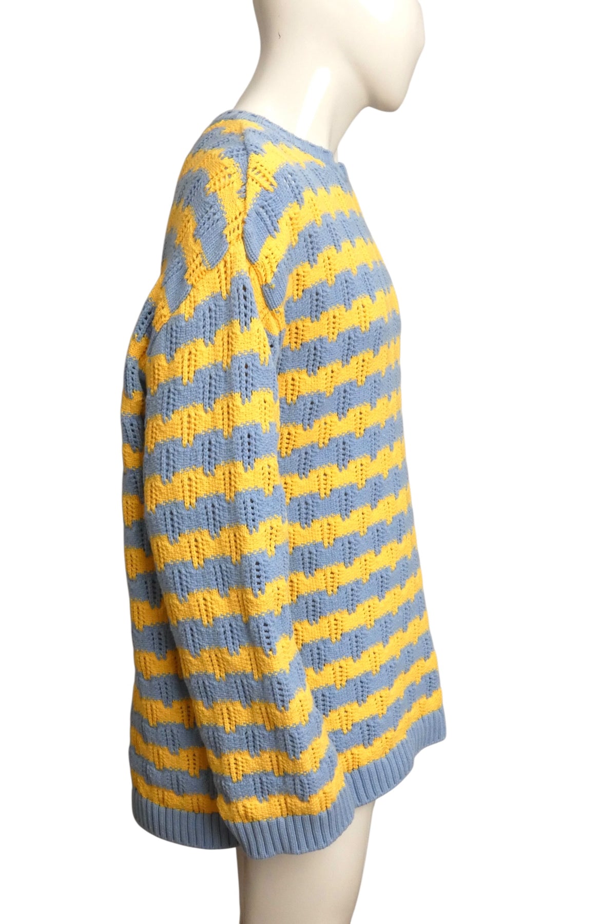 MOSCHINO COUTURE! - 2025 NWOT Cotton Stripe Sweater, Multiple Sizes Available