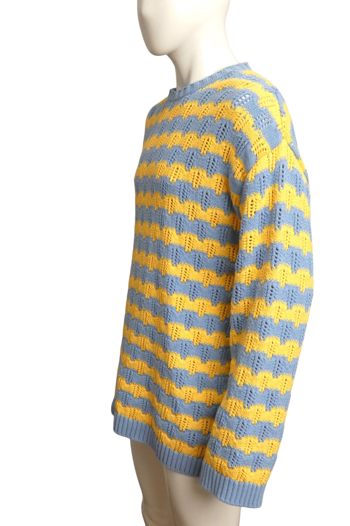 MOSCHINO COUTURE! - 2025 NWOT Cotton Stripe Sweater, Multiple Sizes Available